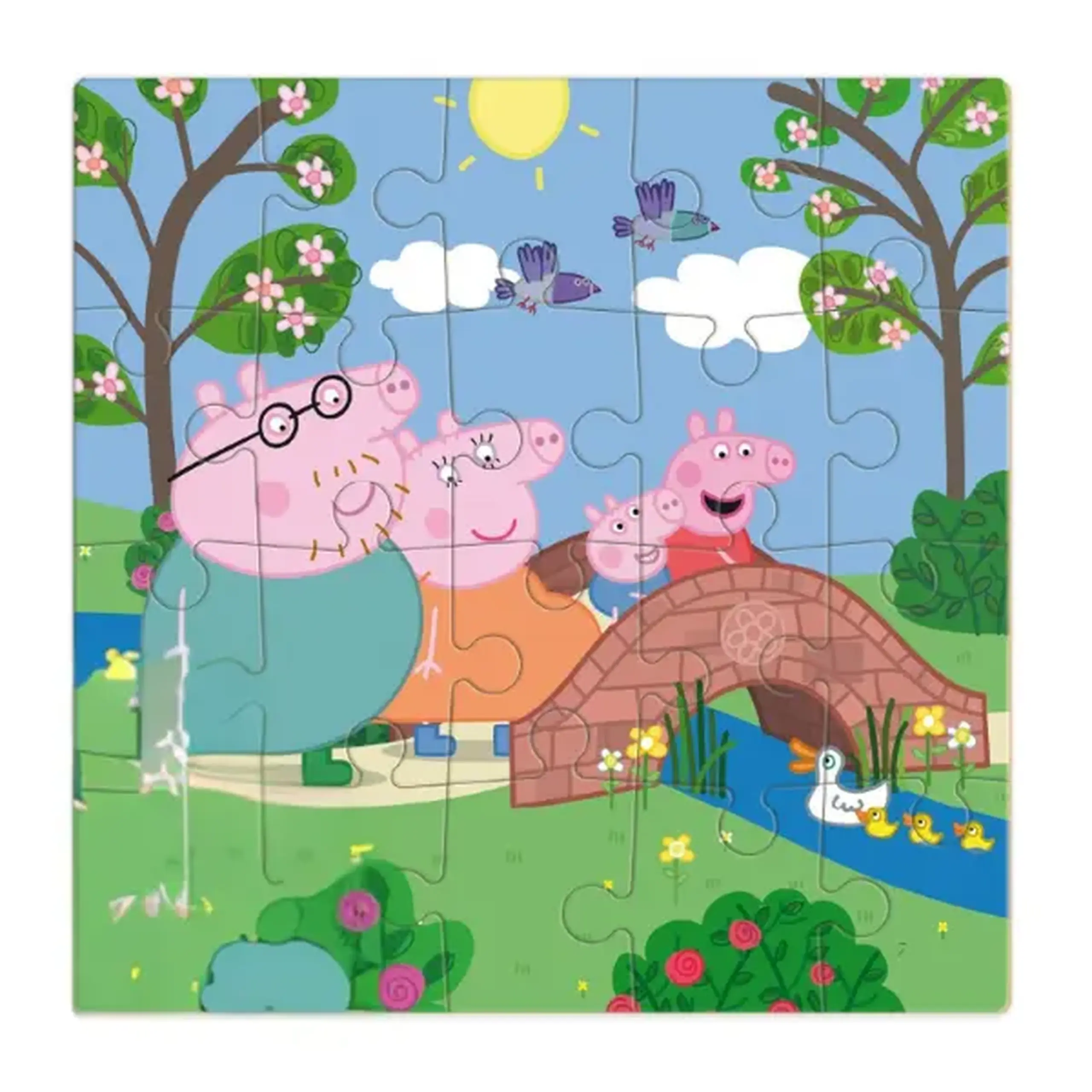 Puzzle "Plimbare în parc", seria Peppa Pig, 20 elem.