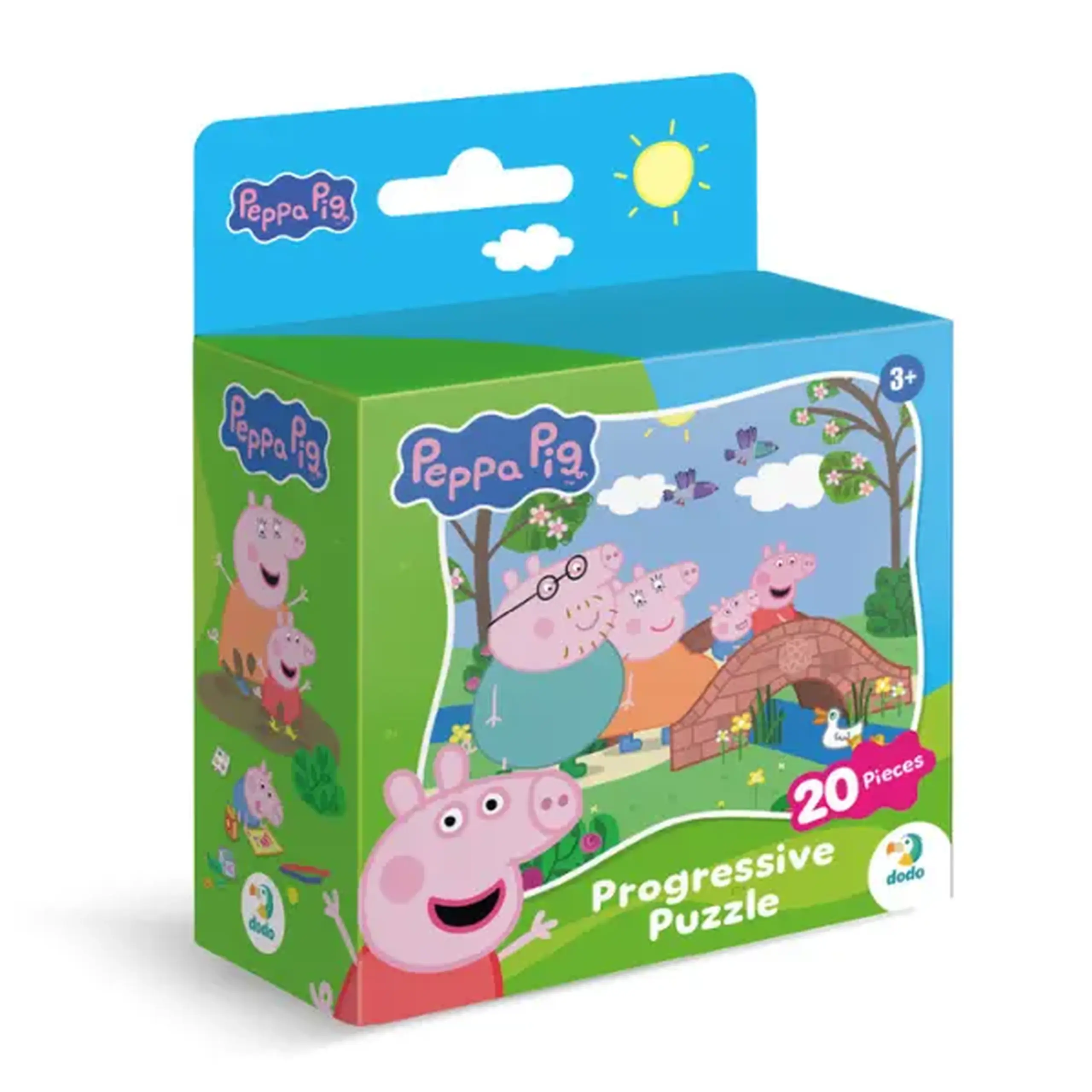 Puzzle "Plimbare în parc", seria Peppa Pig, 20 elem.