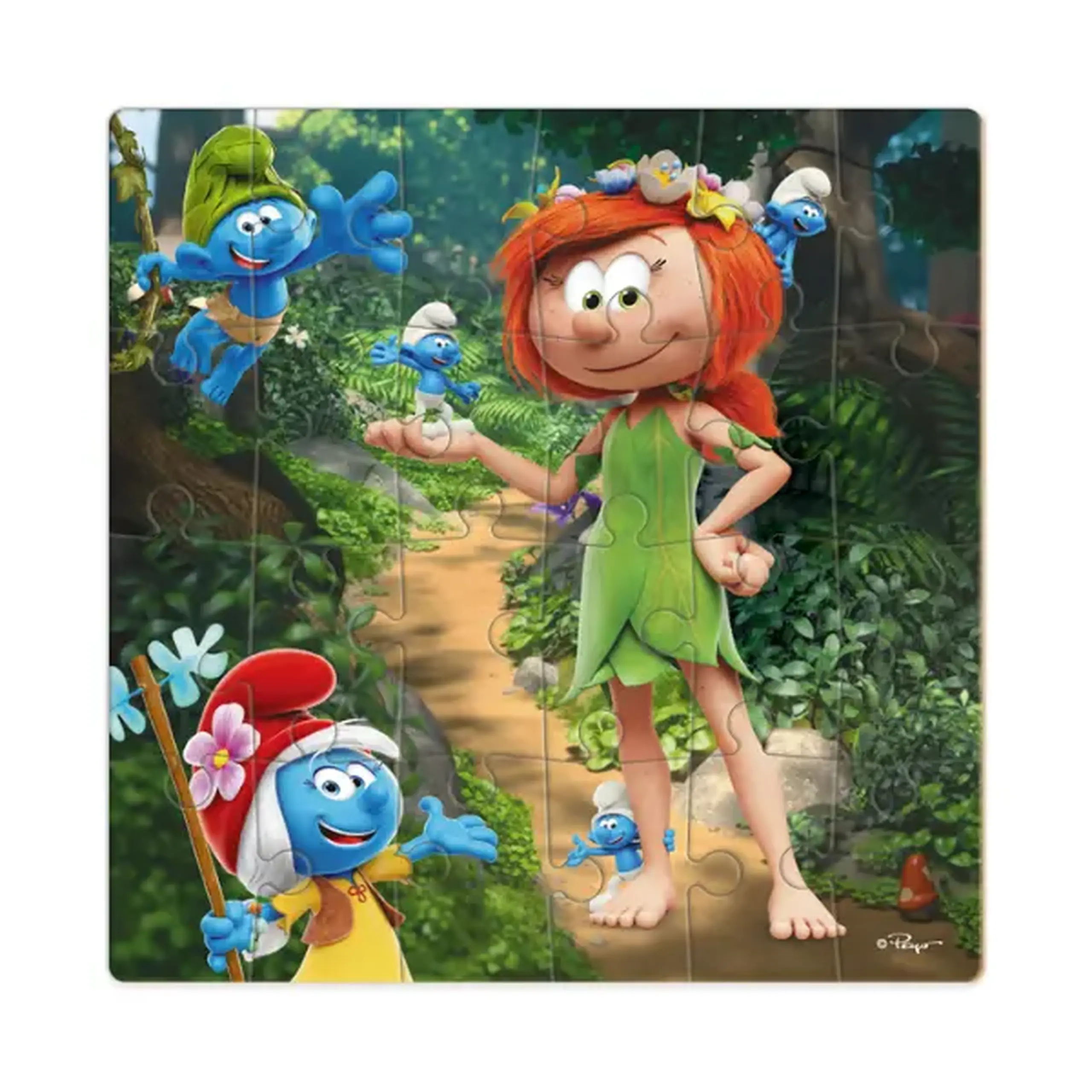 Puzzle "Prințesa în pădure", seria Smurfii, 24 elem.