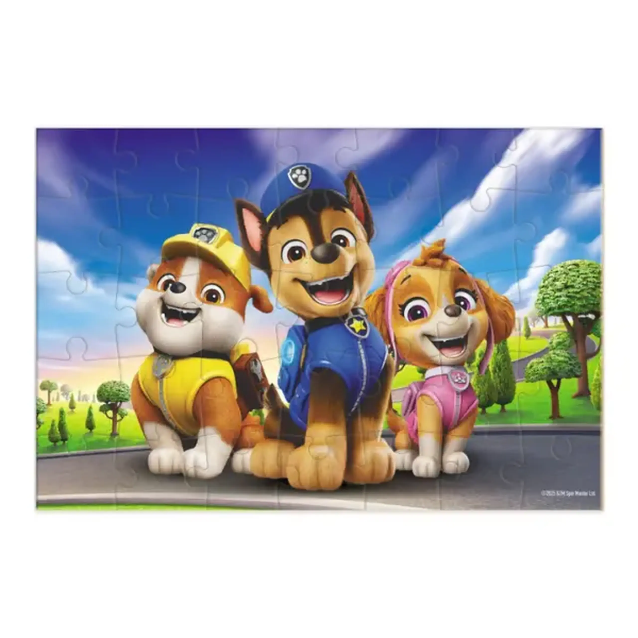 Puzzle-mini "Zâmbim împreună", seria Patrula cățelușilor, 35 elem.