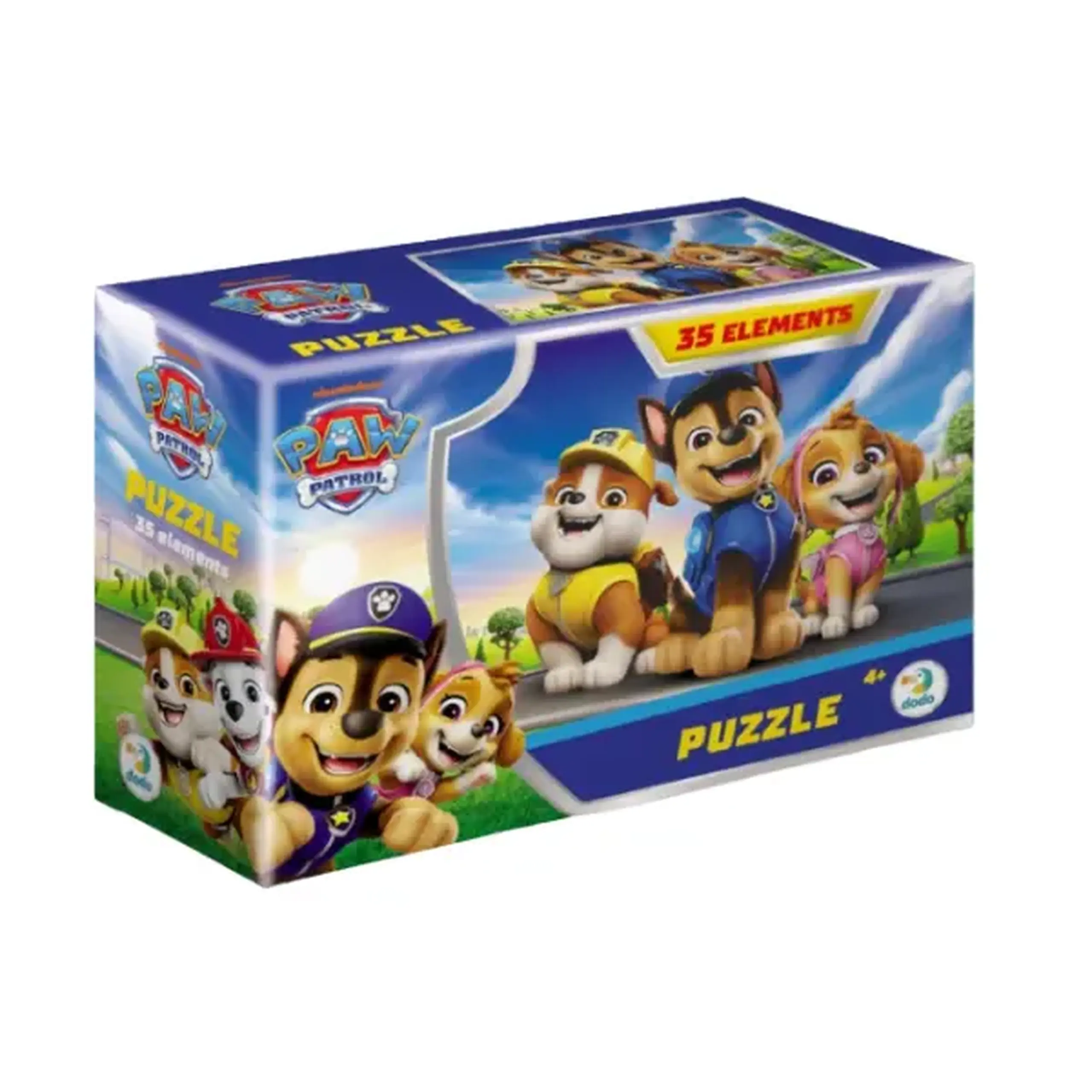 Puzzle-mini "Zâmbim împreună", seria Patrula cățelușilor, 35 elem.