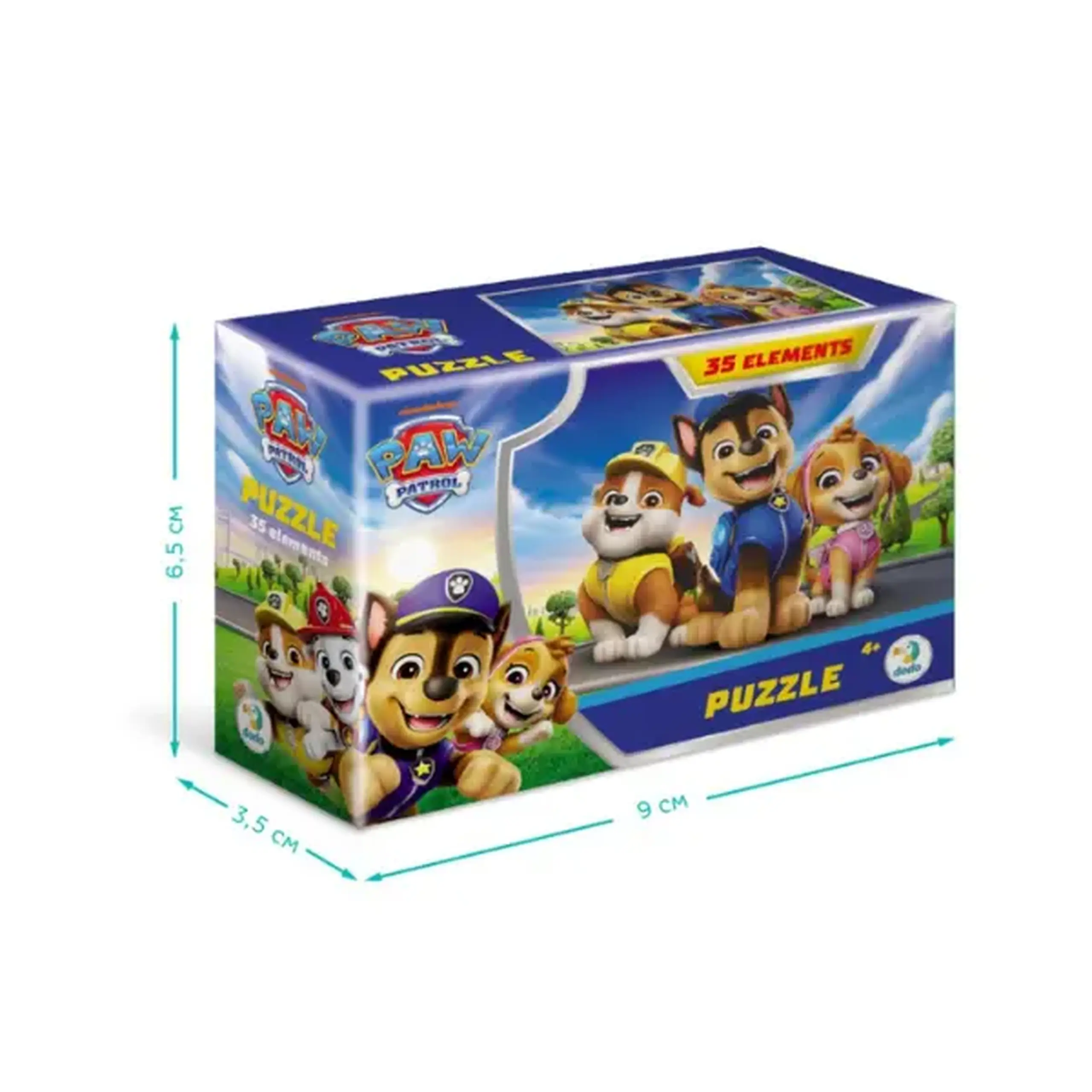 Puzzle-mini "Zâmbim împreună", seria Patrula cățelușilor, 35 elem.