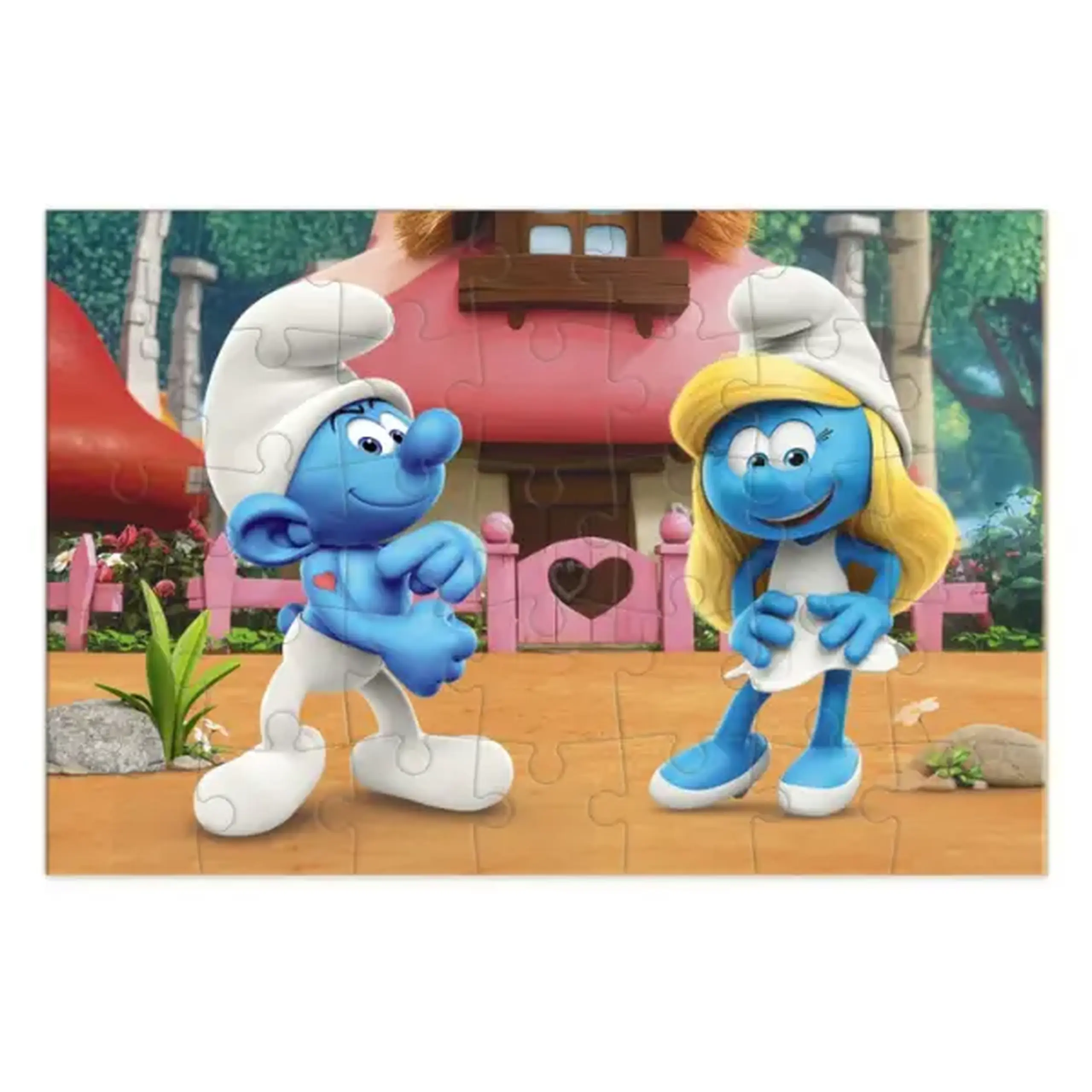Puzzle-mini "Romantic", seria Smurfii, 35 elem.