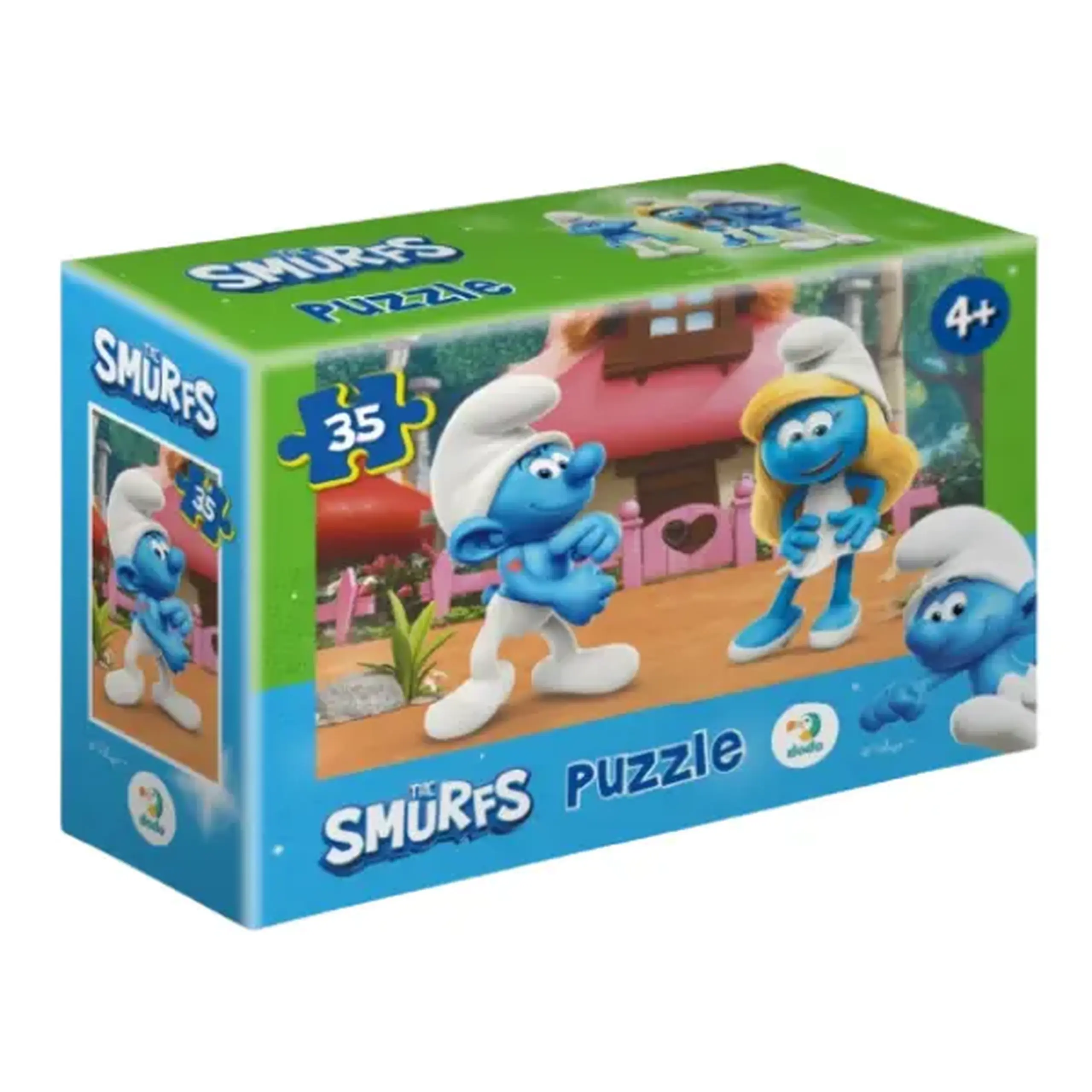 Puzzle-mini "Romantic", seria Smurfii, 35 elem.