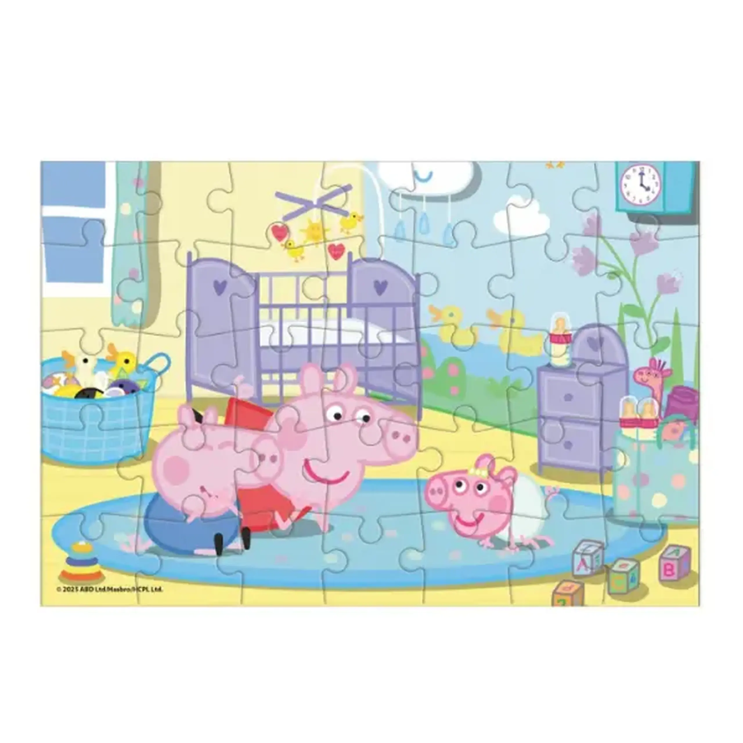 Puzzle-mini "Bonele", seria Peppa Pig, 35 elem.