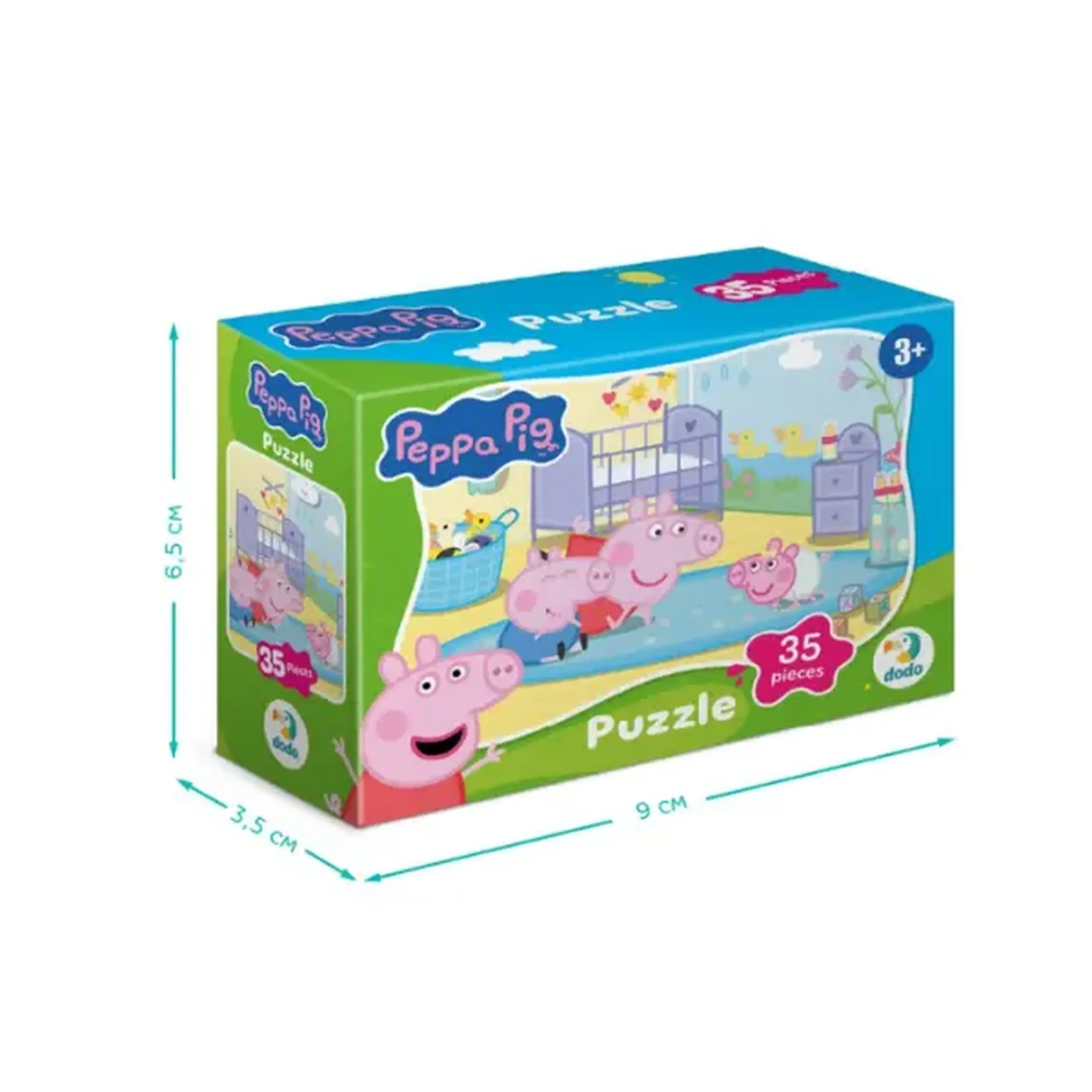 Puzzle-mini "Bonele", seria Peppa Pig, 35 elem.