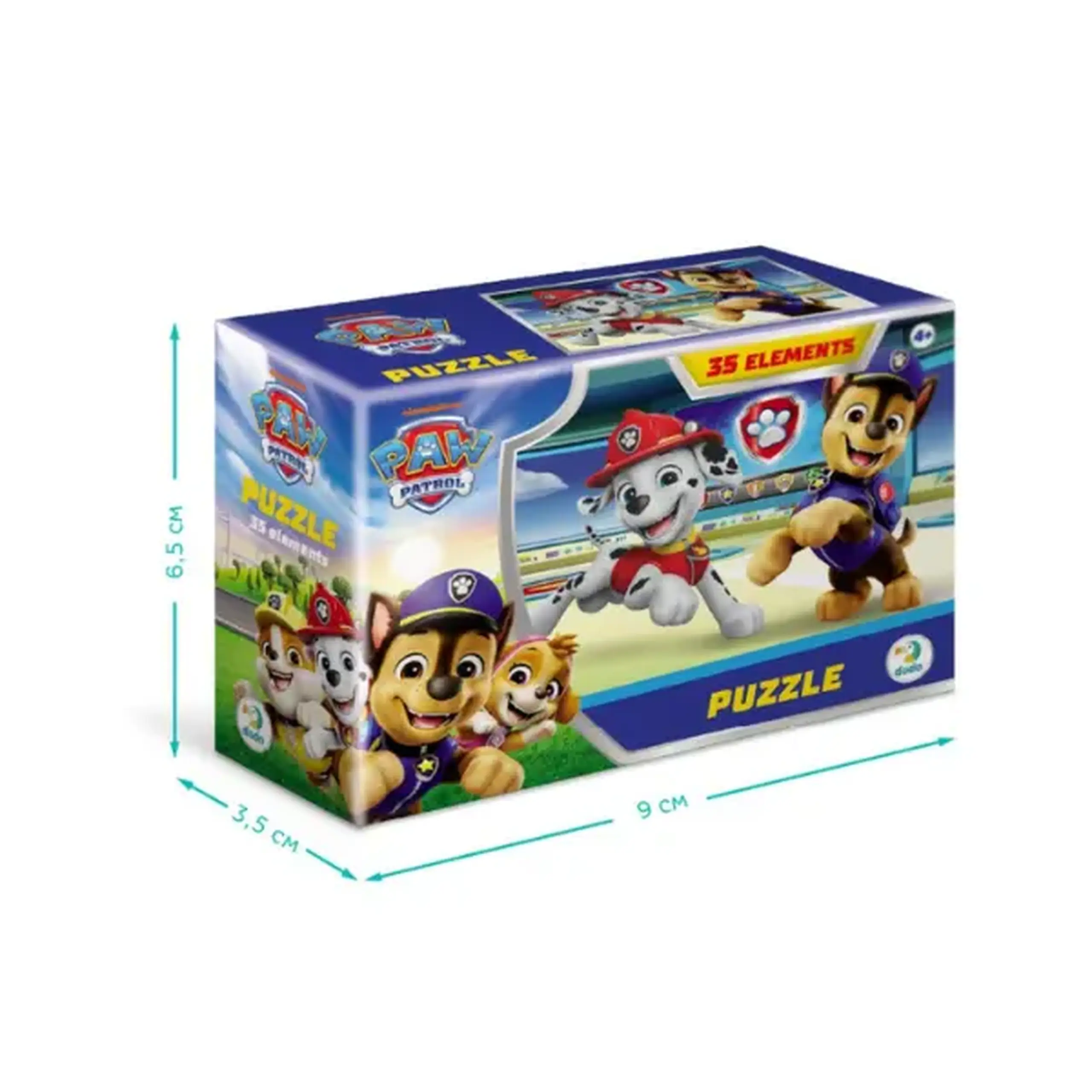 Puzzle-mini "Marshall și Chase", seria Patrula cățelușilor, 35 elem.