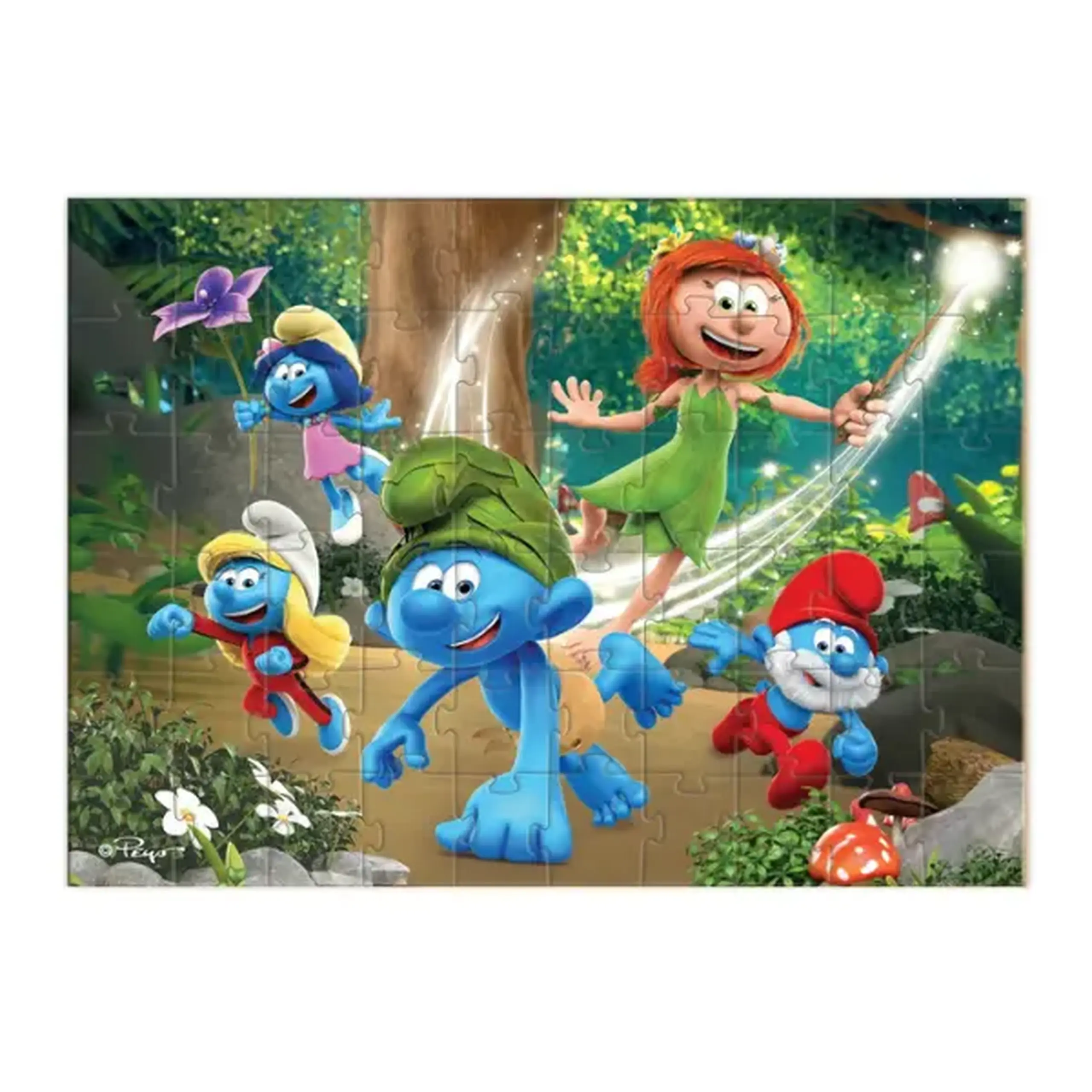 Puzzle "Prințesa Frunzuliță", seria Smurfii, 60 elem.