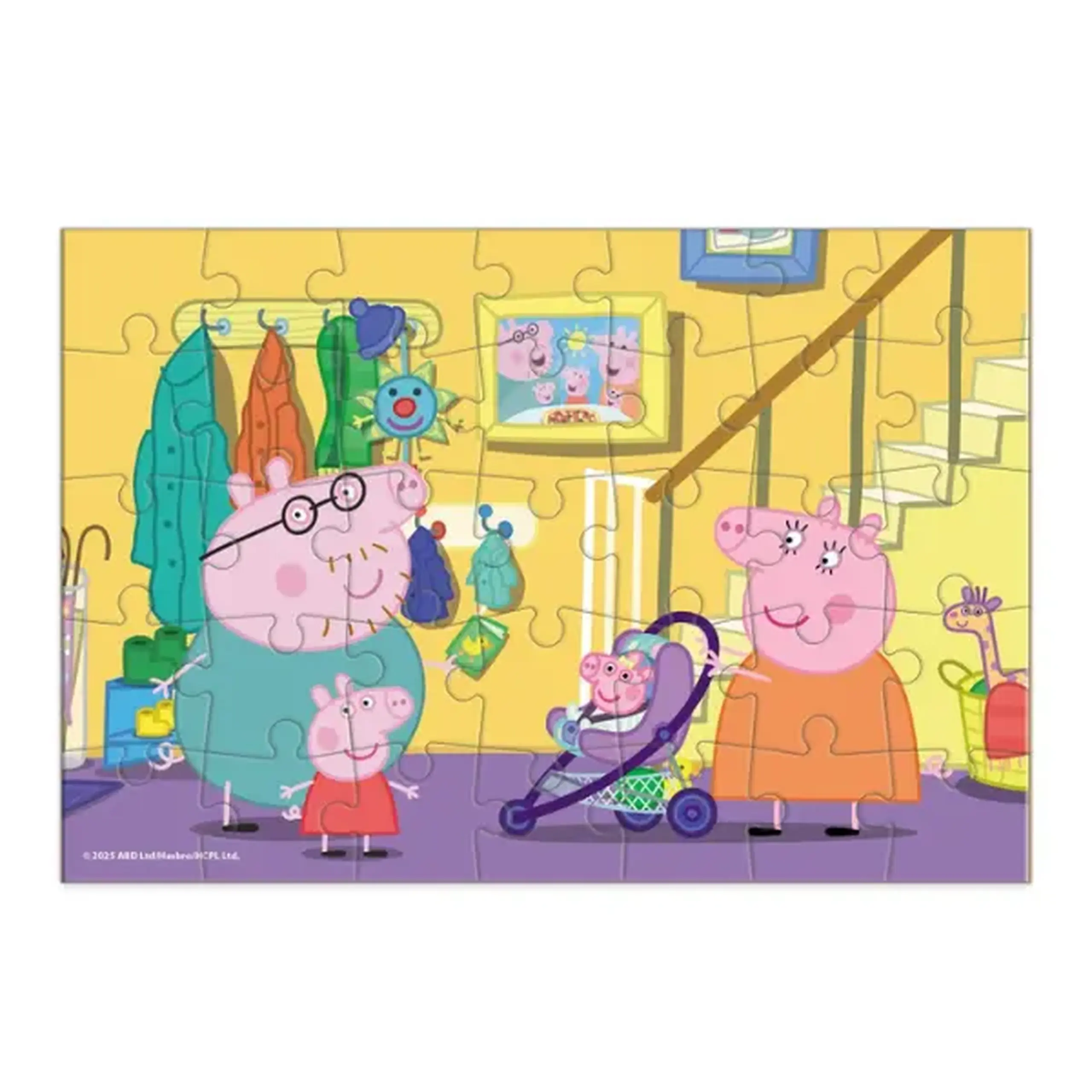 Puzzle-mini "La plimbare", seria Peppa Pig, 35 elem.