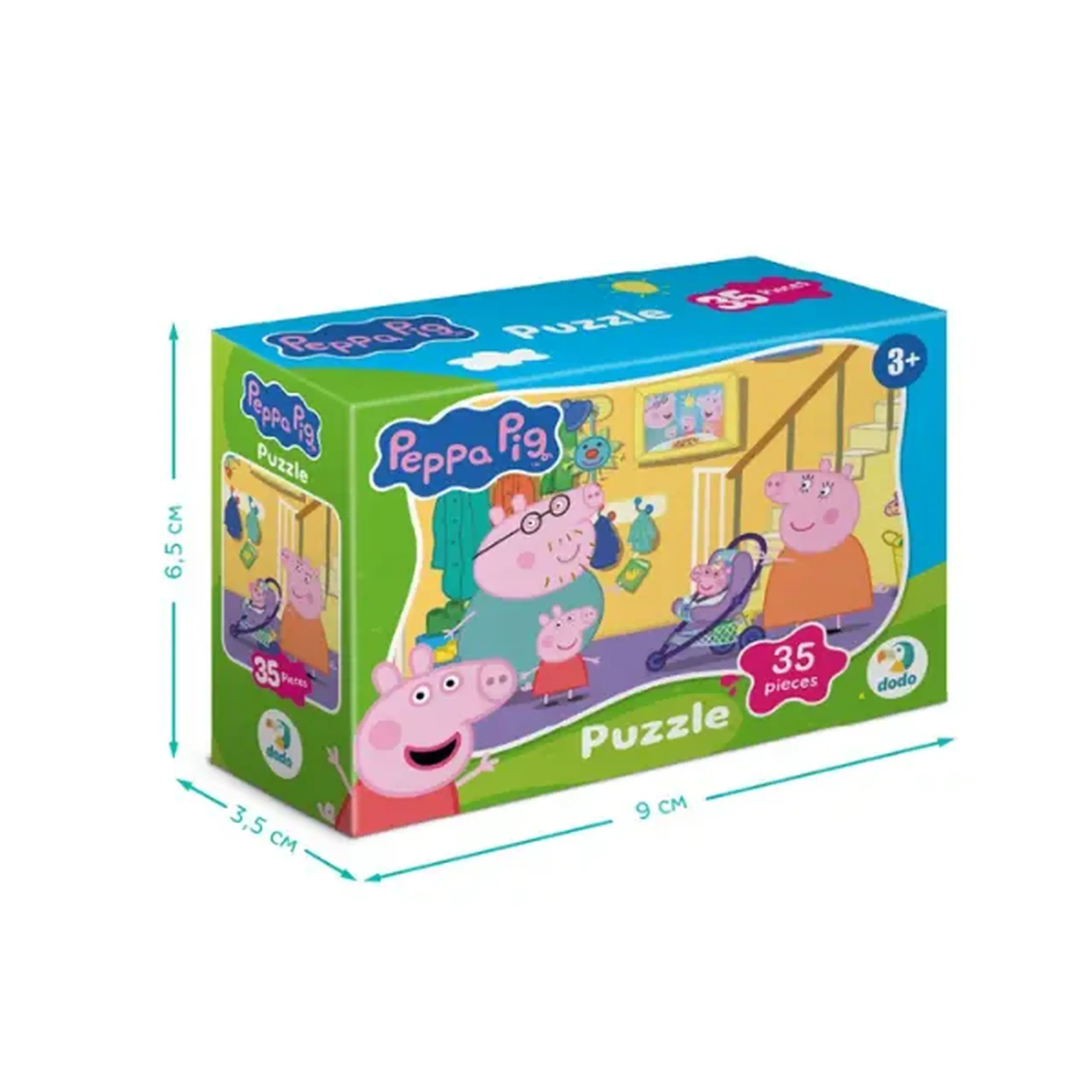 Puzzle-mini "La plimbare", seria Peppa Pig, 35 elem.