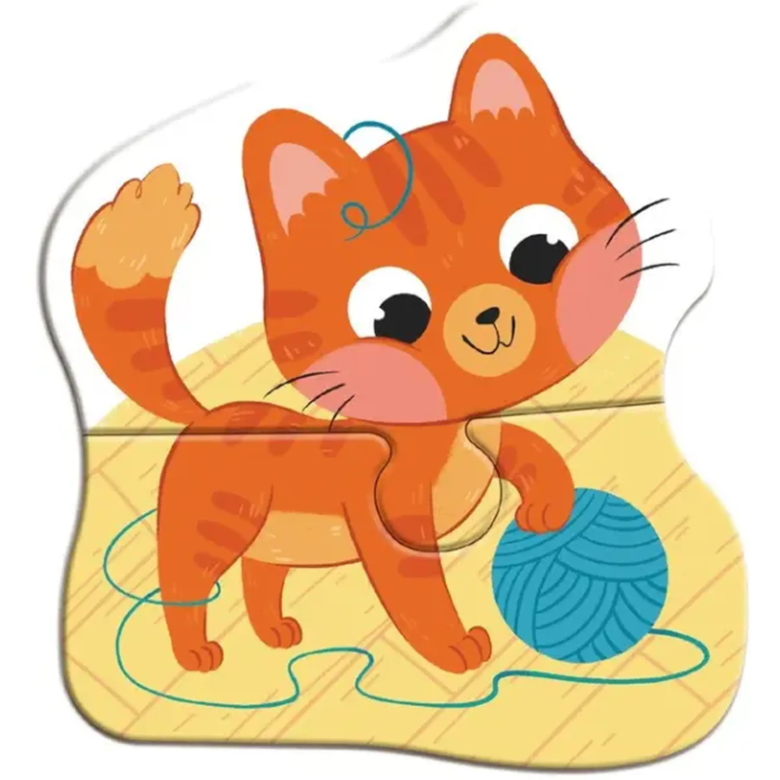 Puzzle 4 în 1 "Animale de casă", 13 elem.