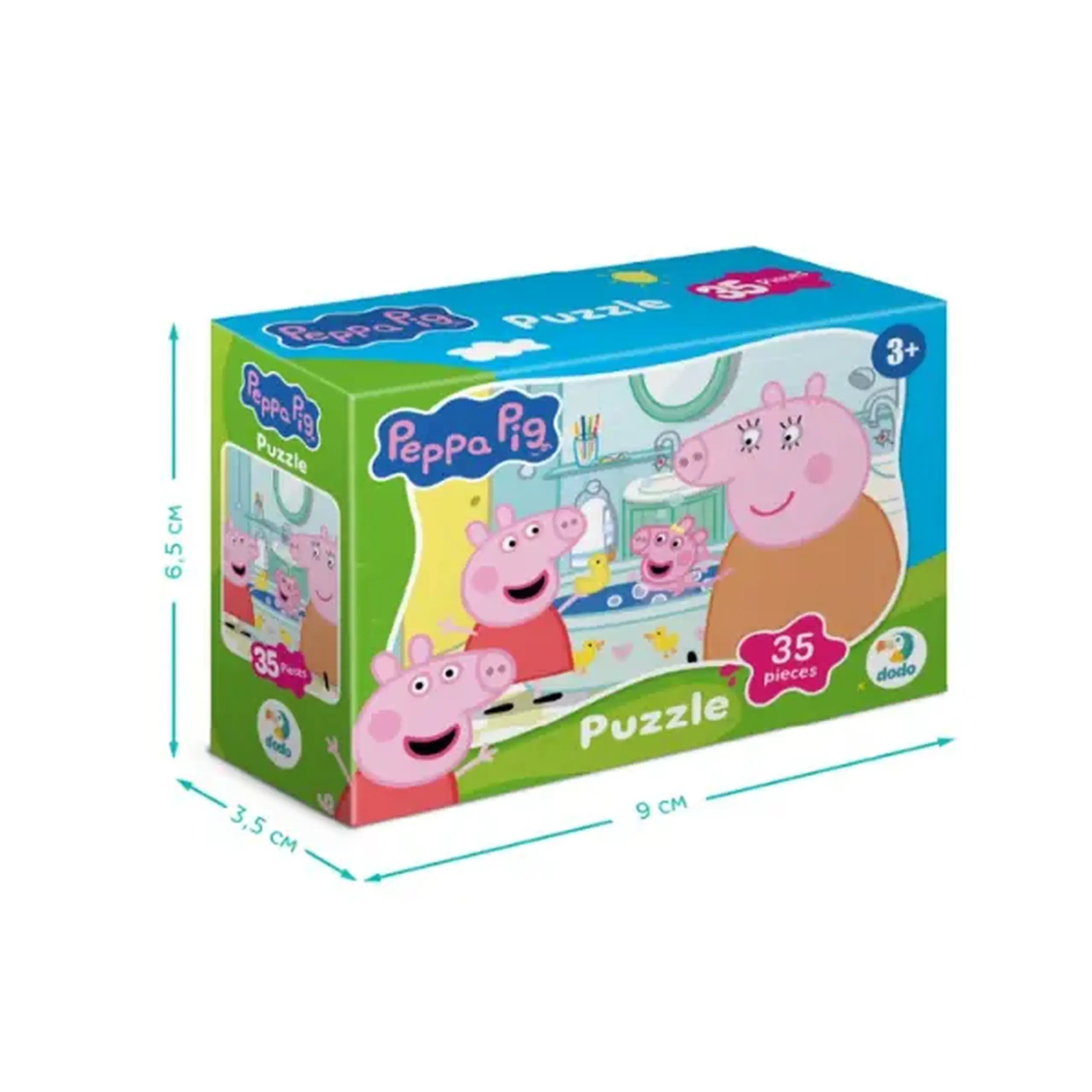Puzzle-mini "Rățuștele în baie", seria Peppa Pig, 35 elem.