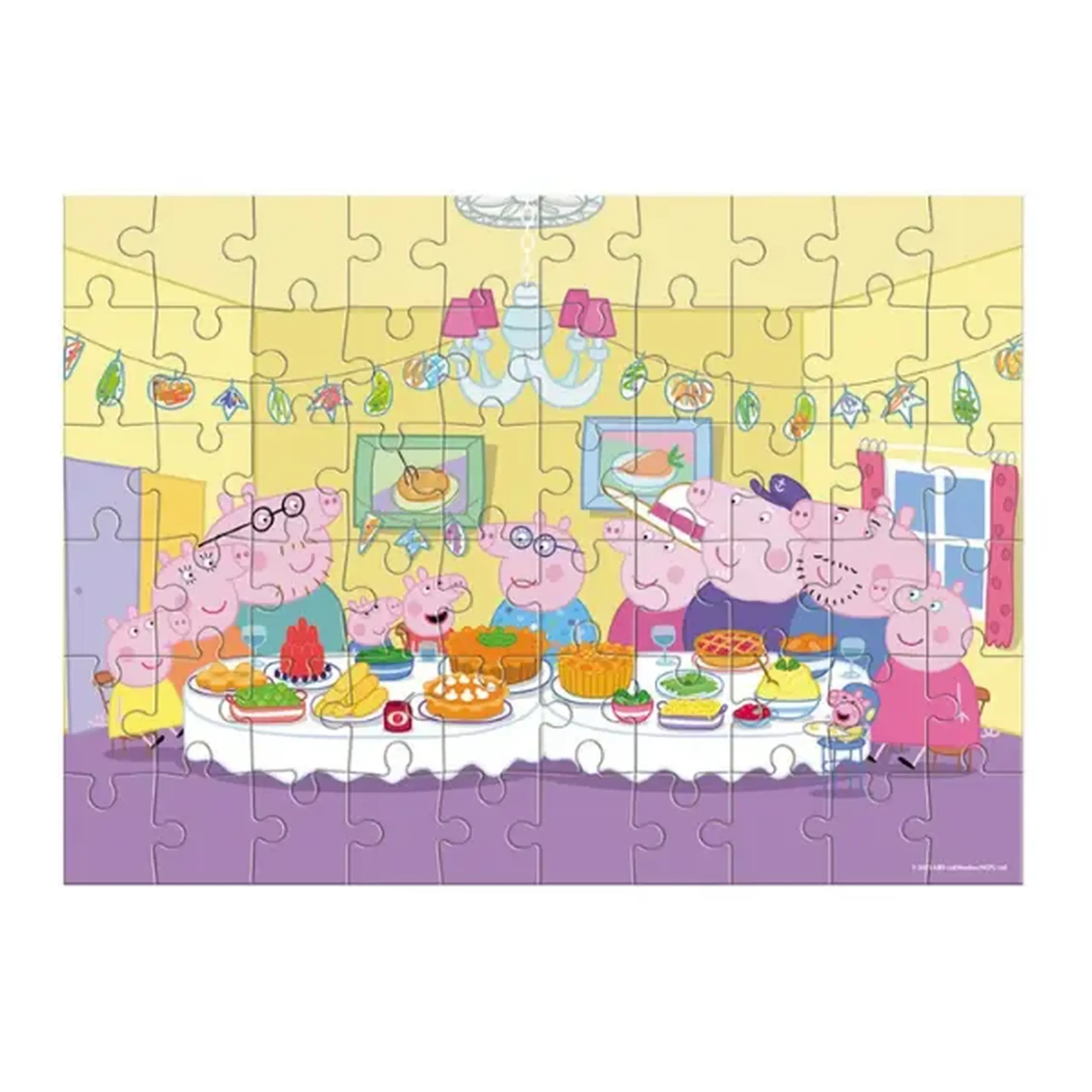 Puzzle "Familia împreună", seria Peppa Pig, 60 elem.