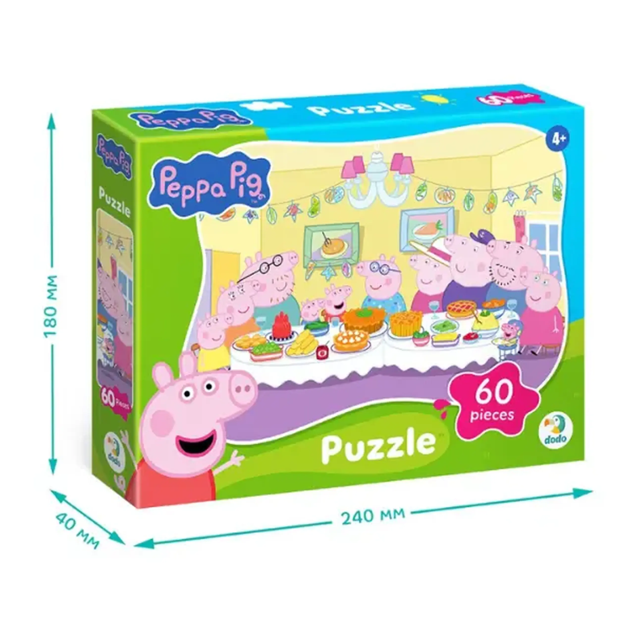 Puzzle "Familia împreună", seria Peppa Pig, 60 elem.