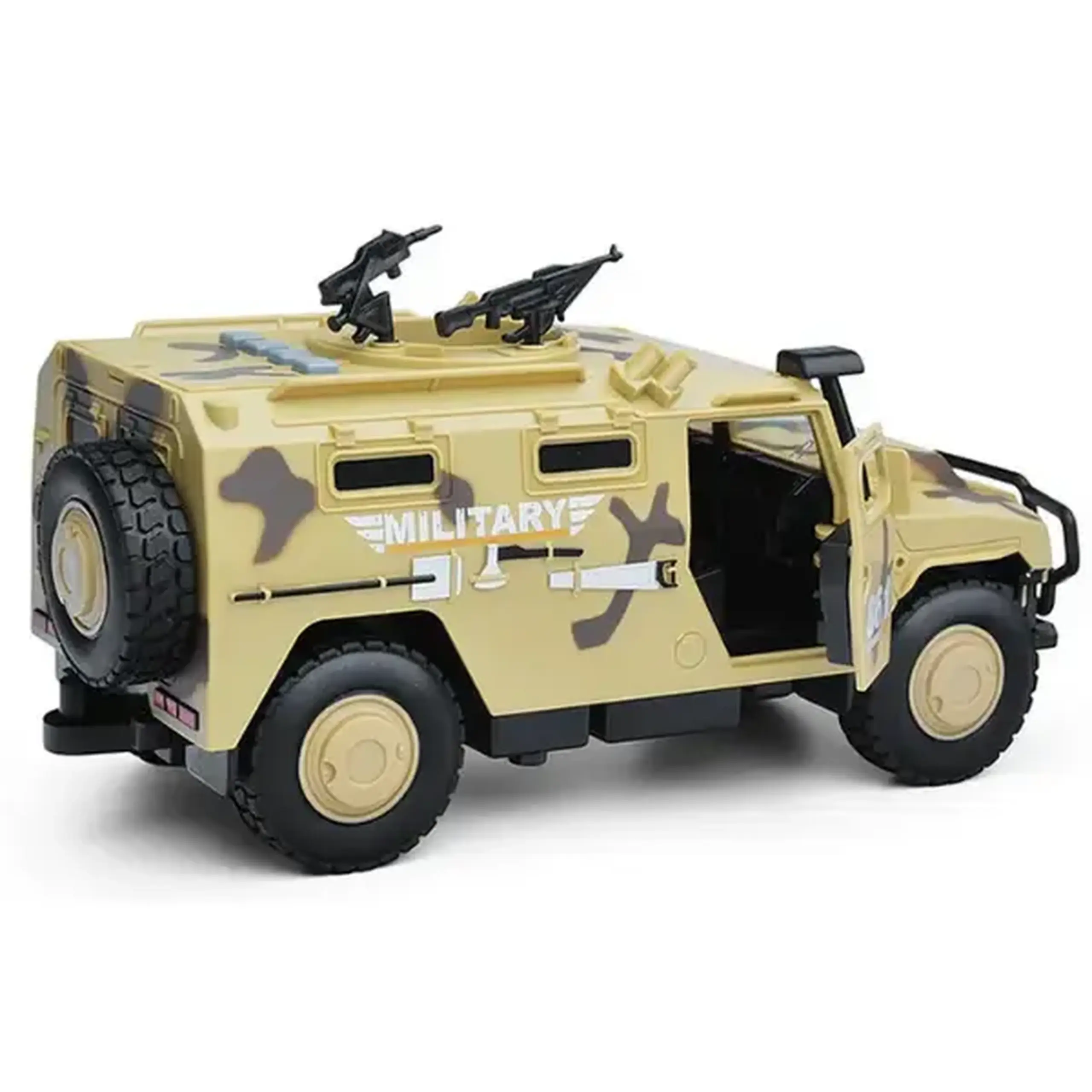 1:16 Vehicul blindat militar cu inerție (lumini /sunete / ușile se deschid)