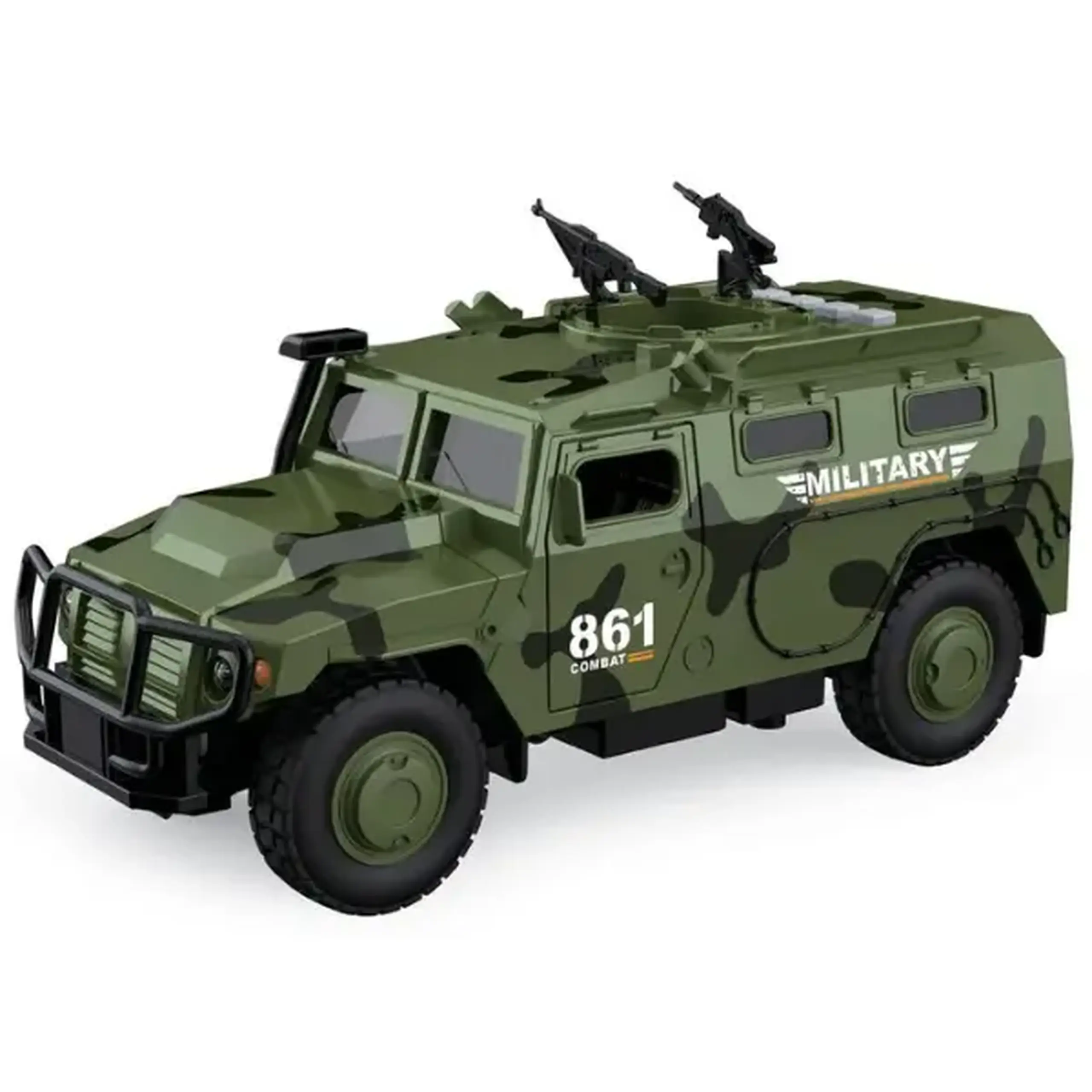 1:16 Vehicul blindat militar cu inerție (lumini /sunete / ușile se deschid)