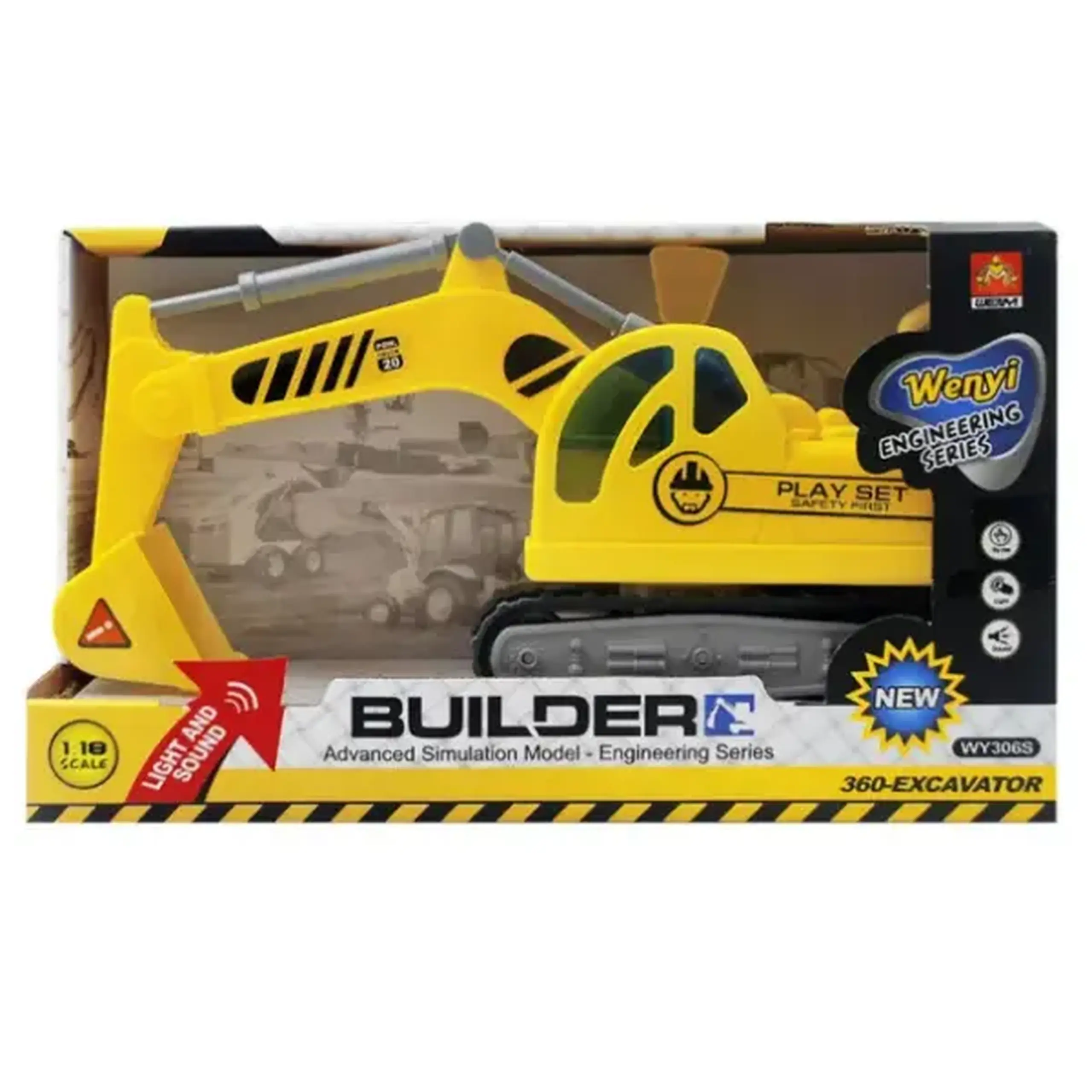1:20 Excavator cu fricțiune (lumini /sunete)