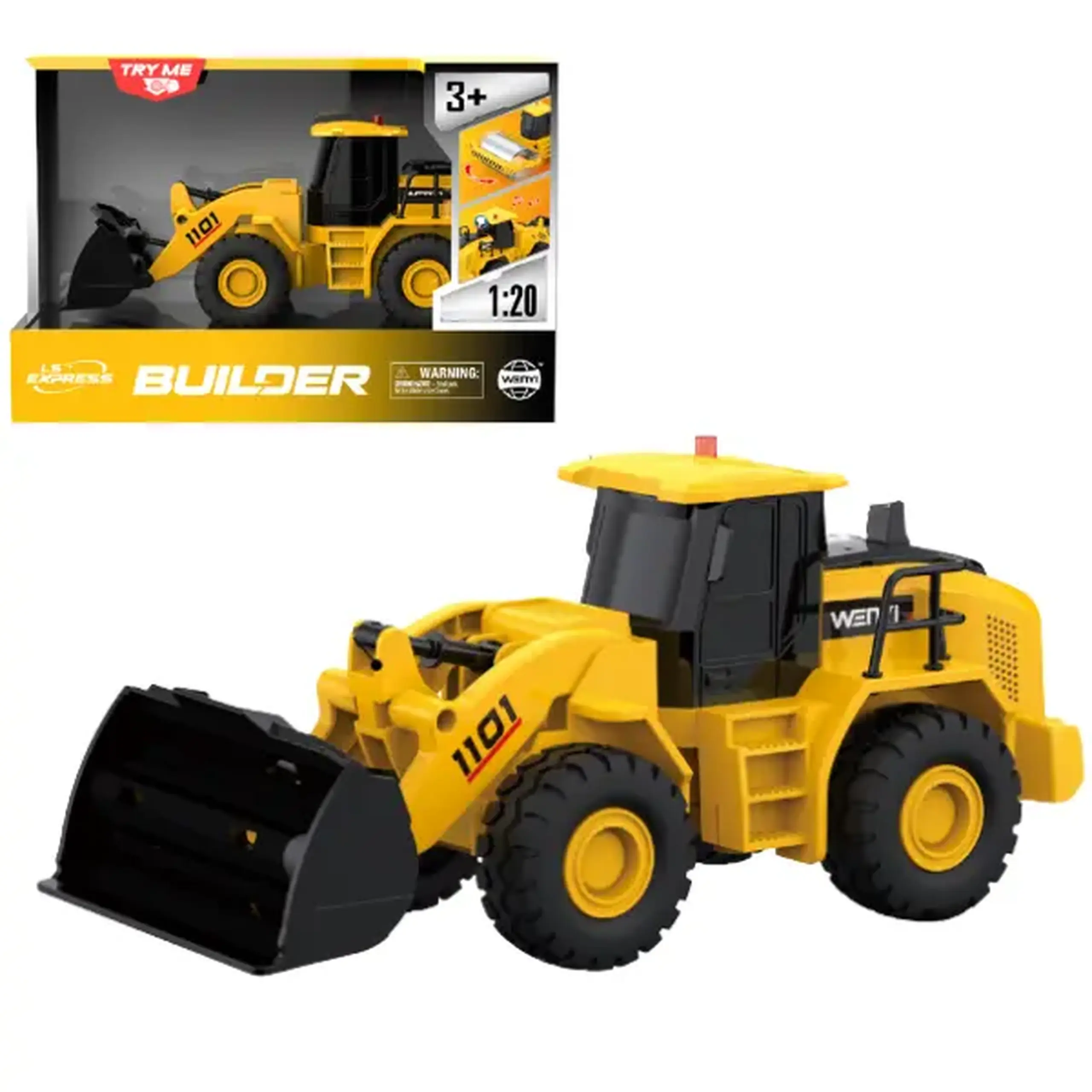 1:20 Buldozer cu fricțiune (lumini /sunete)