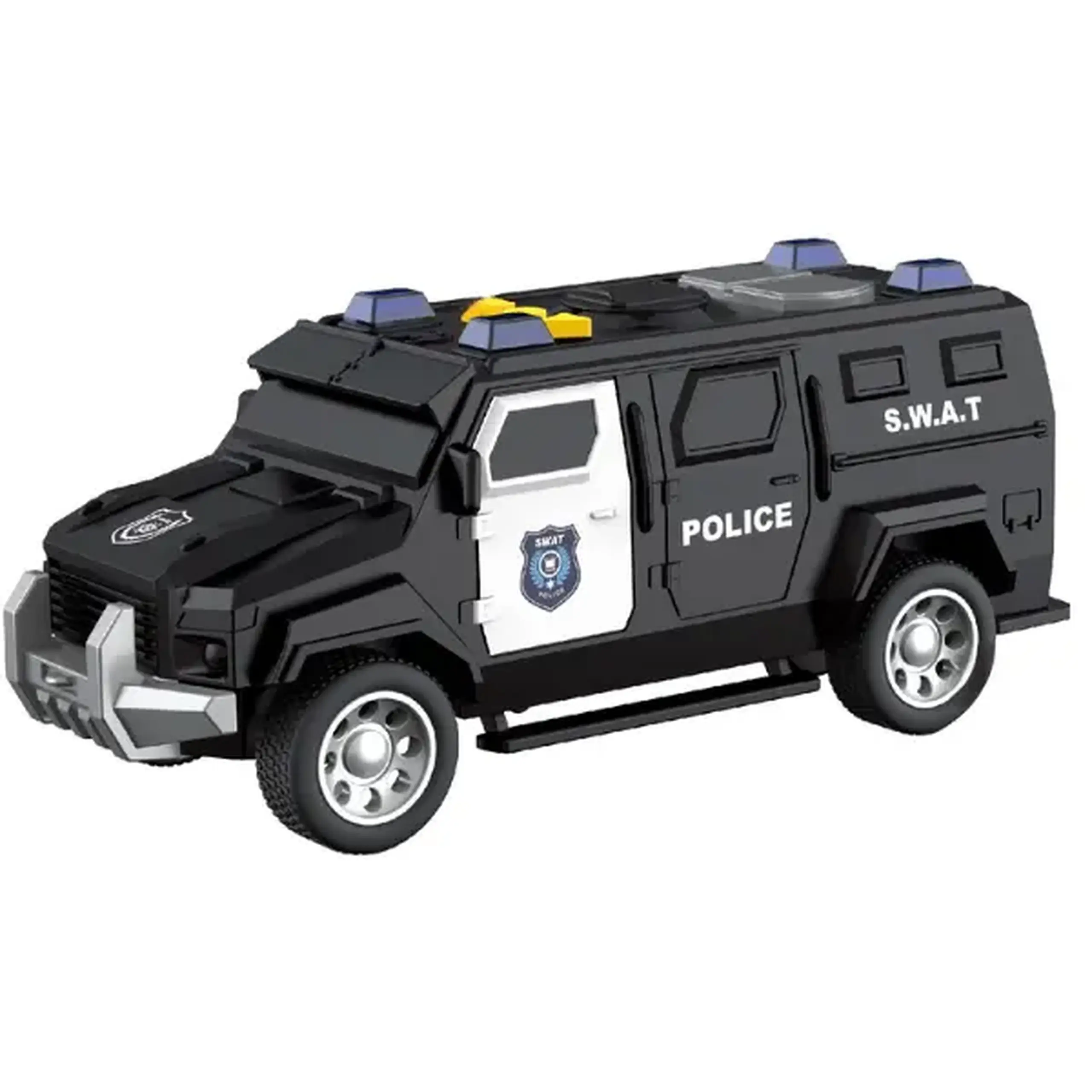 1:32 Jeep de poliție cu fricțiune (lumini /sunete)