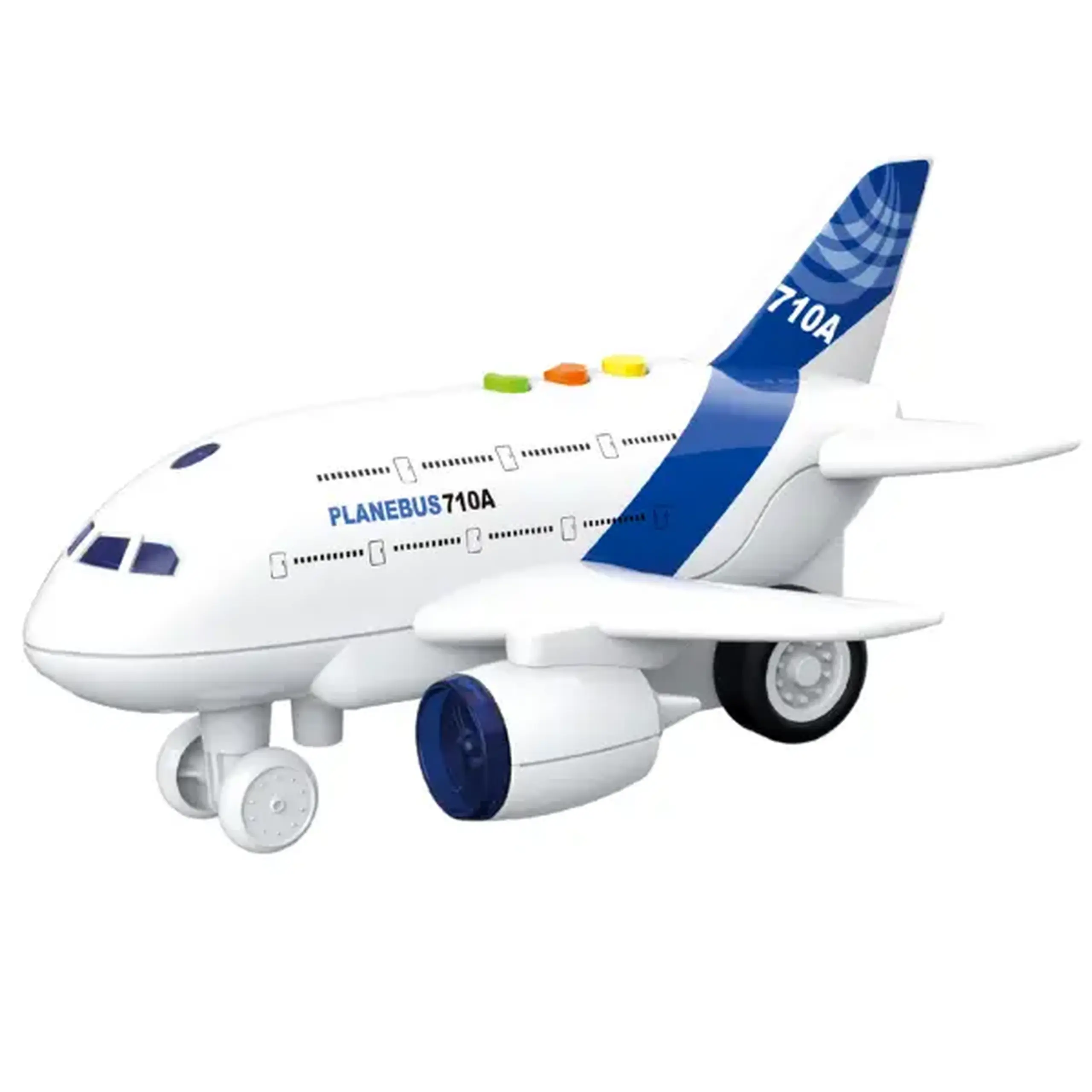 1:200 Avion cu fricțiune (lumini /sunete), as.