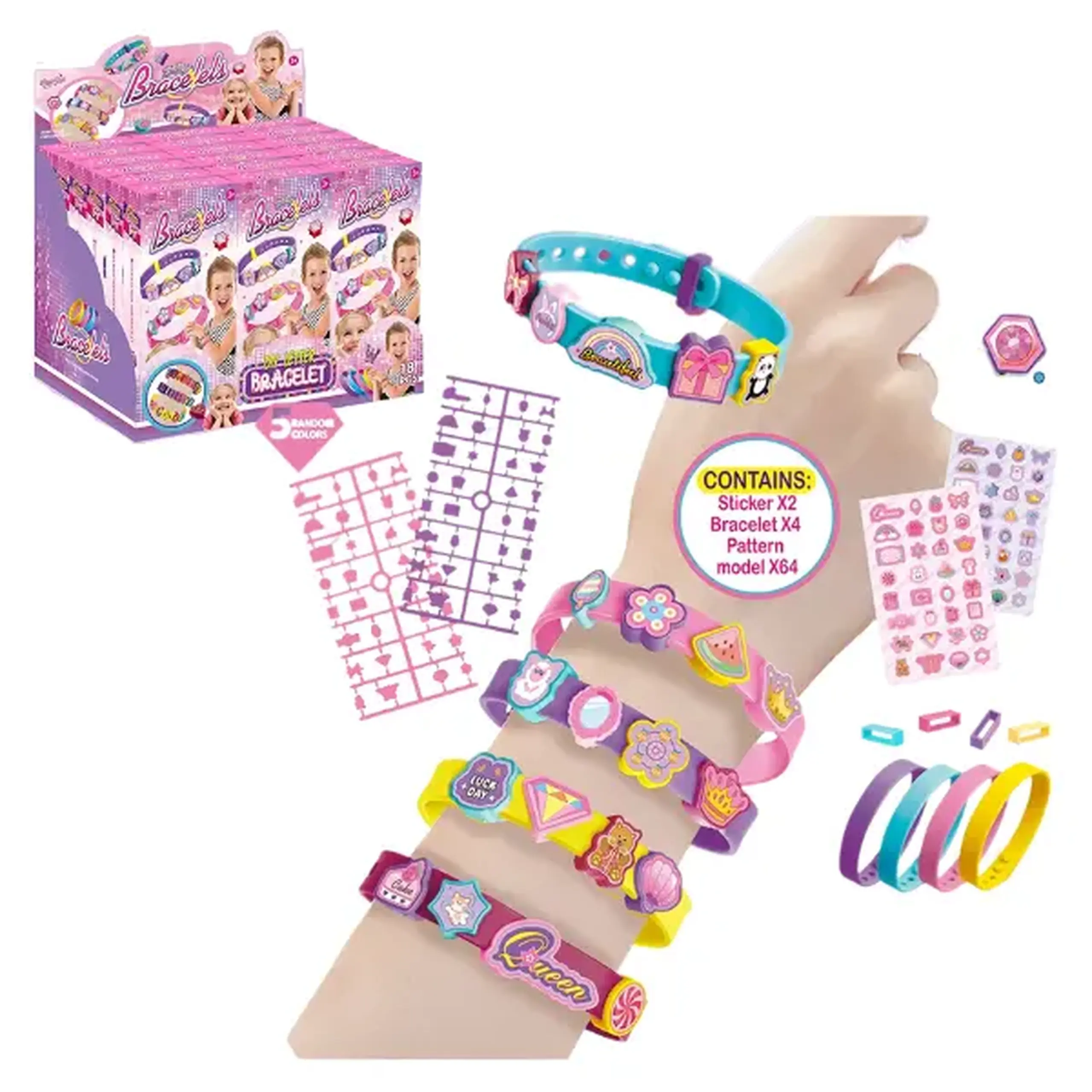 Set pentru crearea brățărilor DIY "Bracelets"