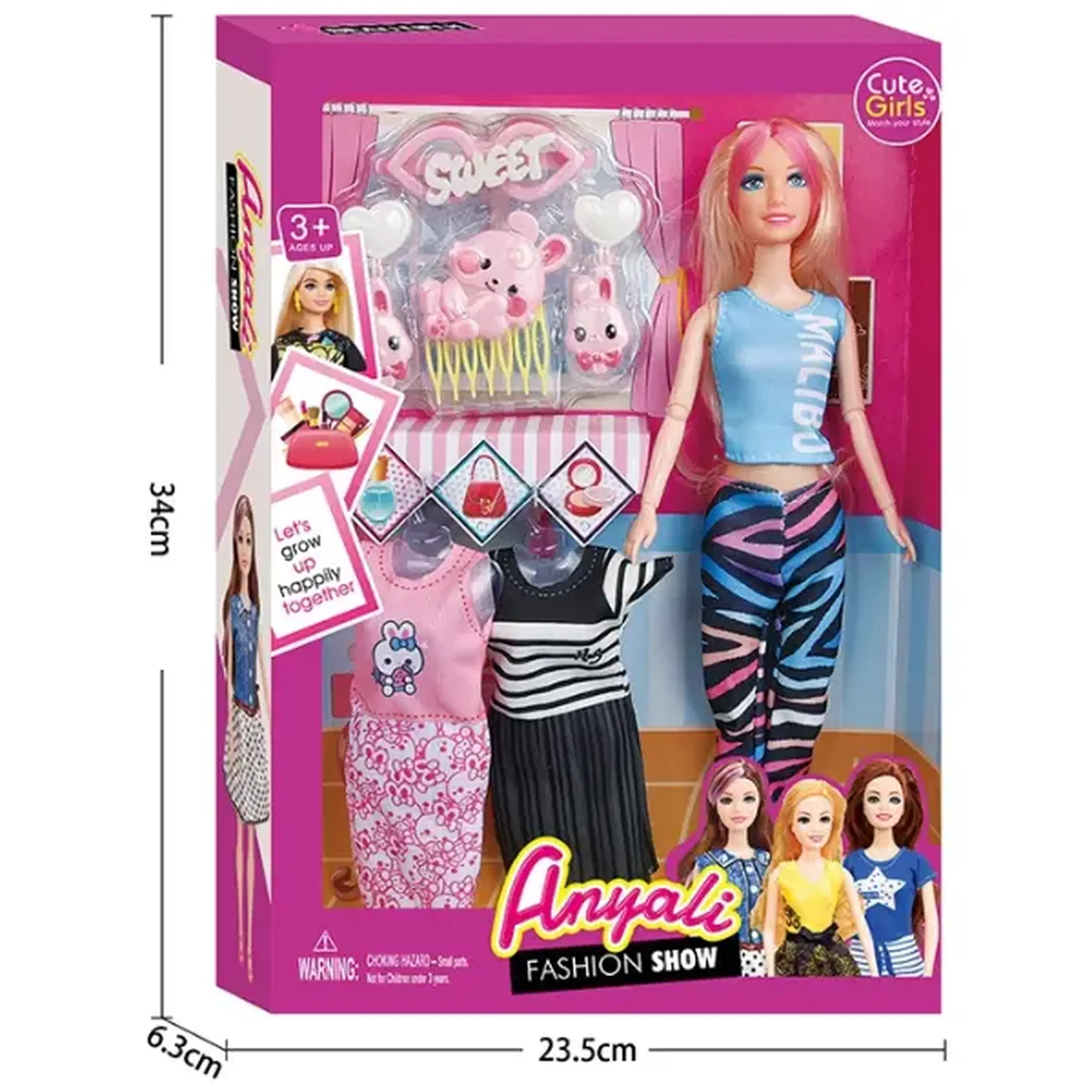 Set de joacă "Parada Modei", 2 modele