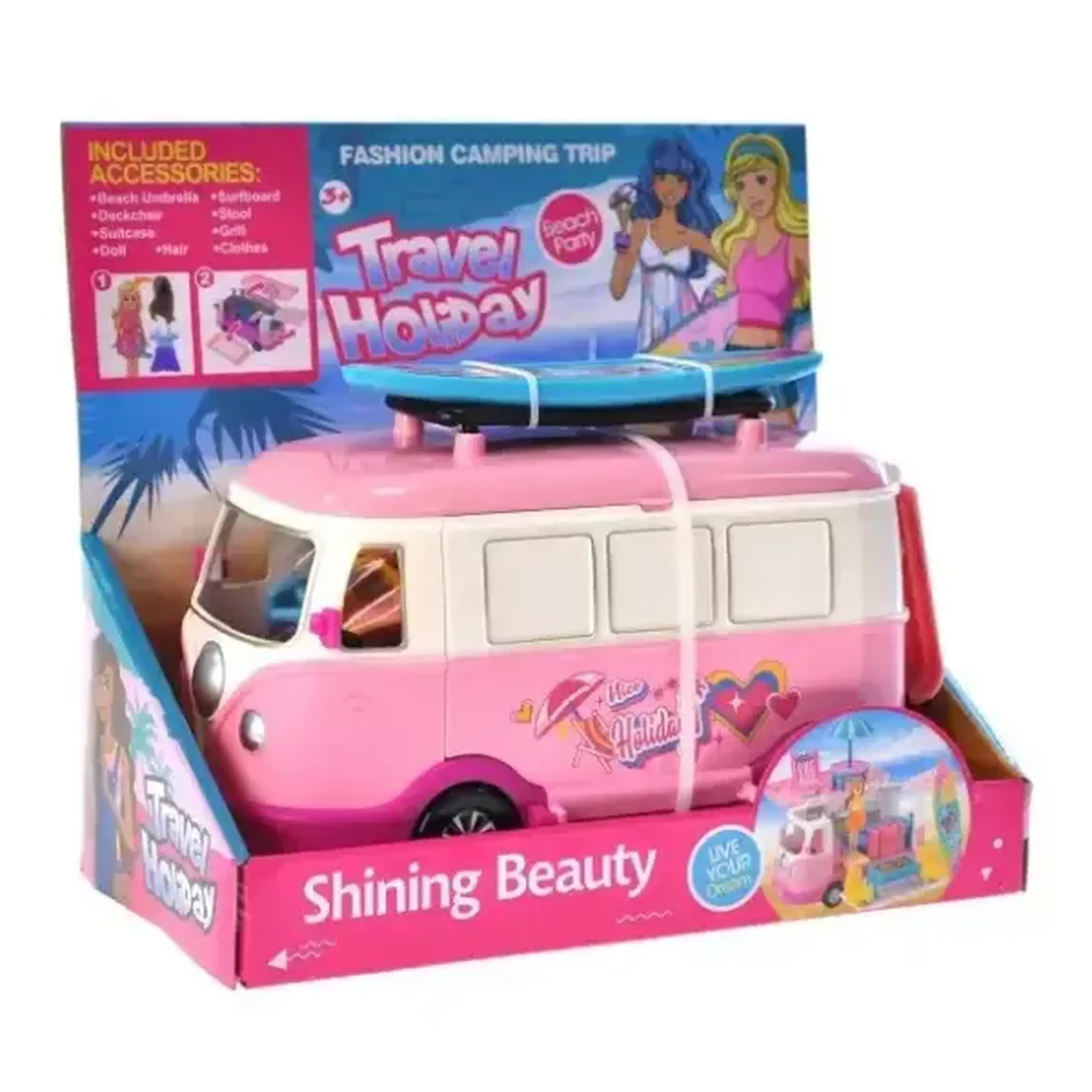 Set de joacă "Camper - Frumusețe strălucitoare"