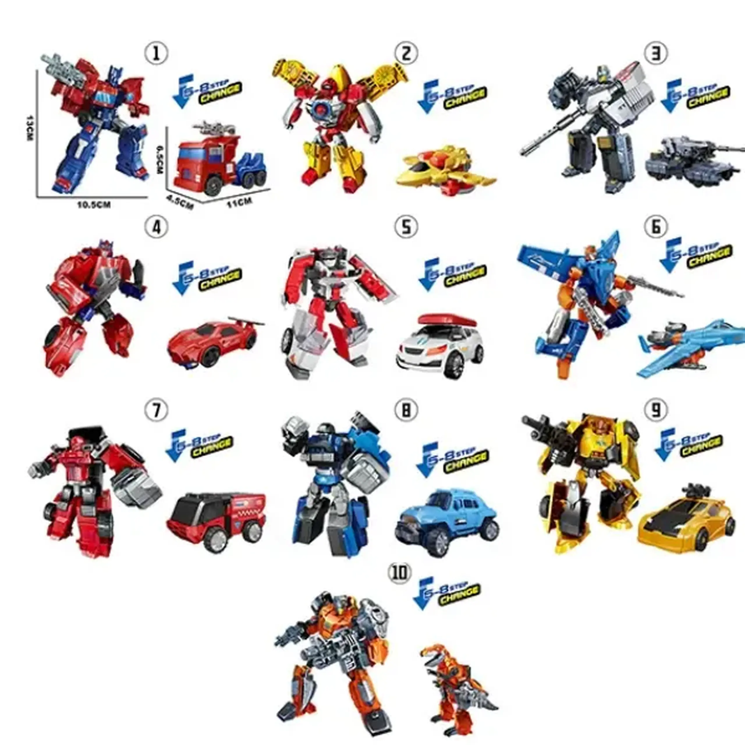 Robot-Transformator „Deformation” în sortiment