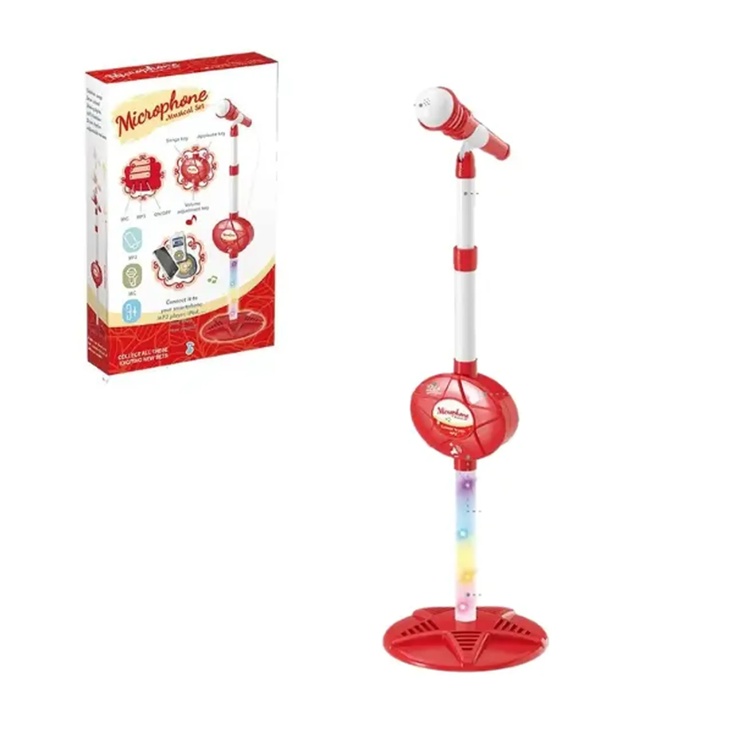 Microfon cu stativ pentru copii „Set muzical”