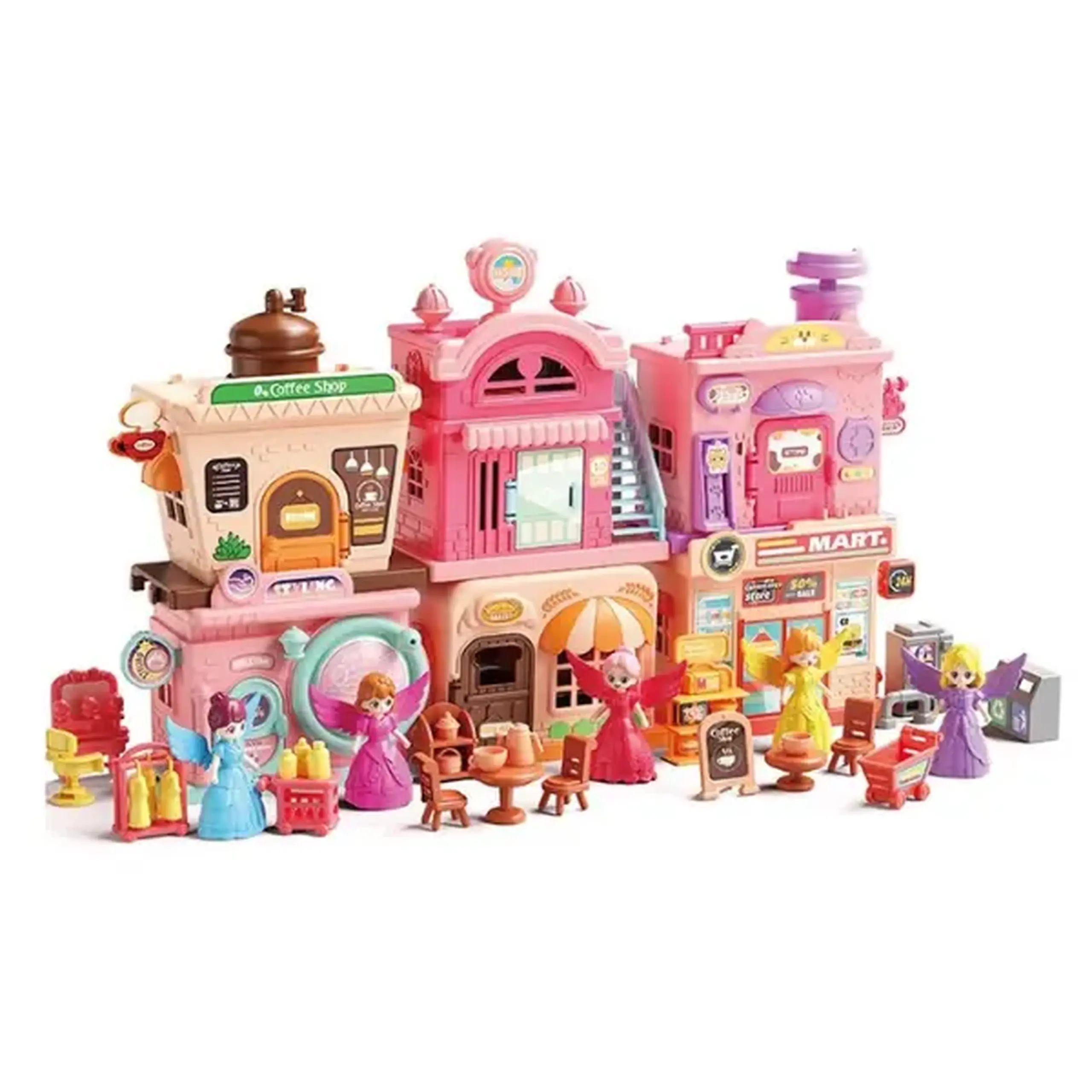 Set de joacă „Căsuța de păpuși” cu figurină și accesorii