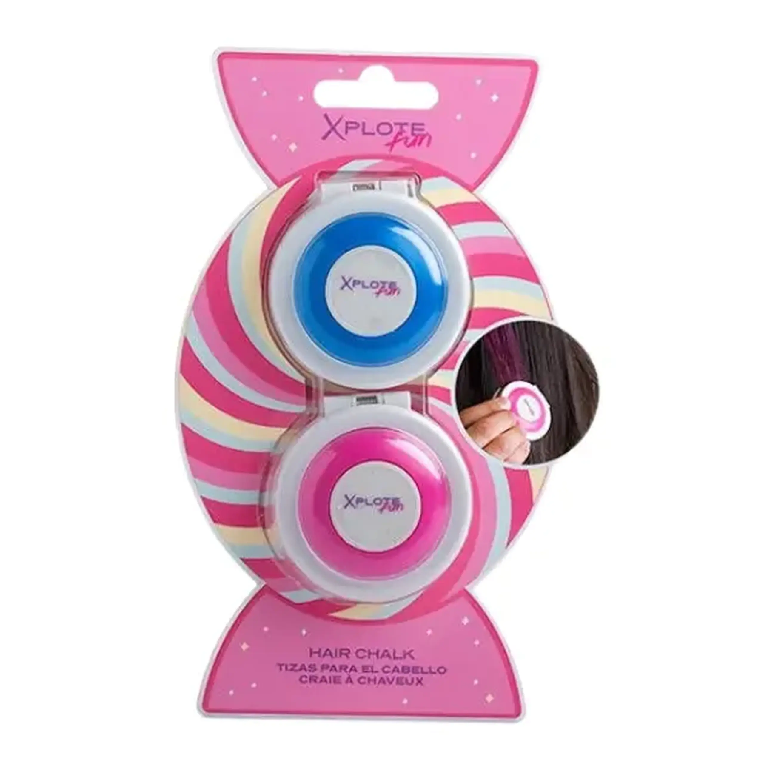 Creta colorată de păr XPLOTE FUN "Bomboana dulce"