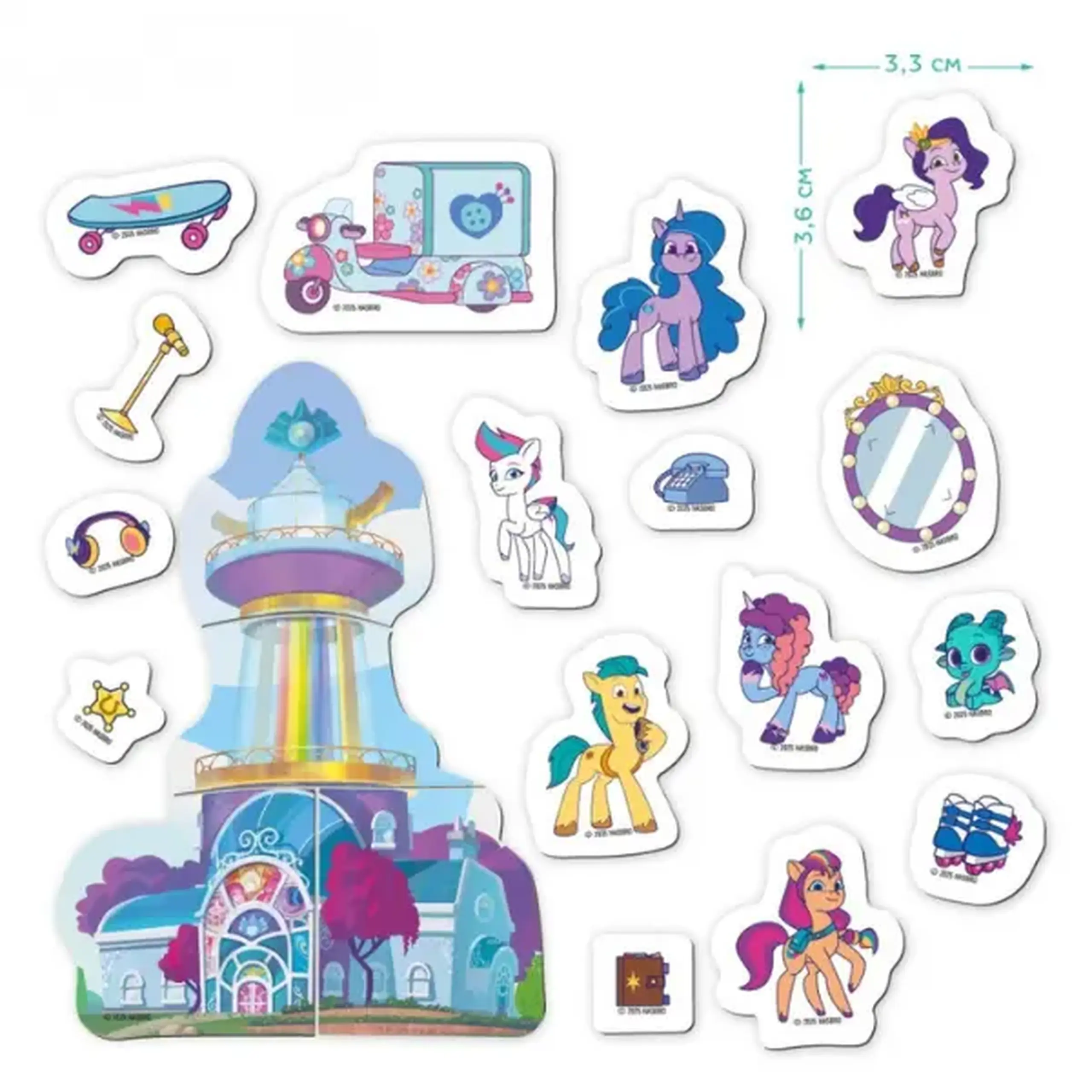 Joc magnetic "Casa de vis", seria My Little Pony, 20 elem.