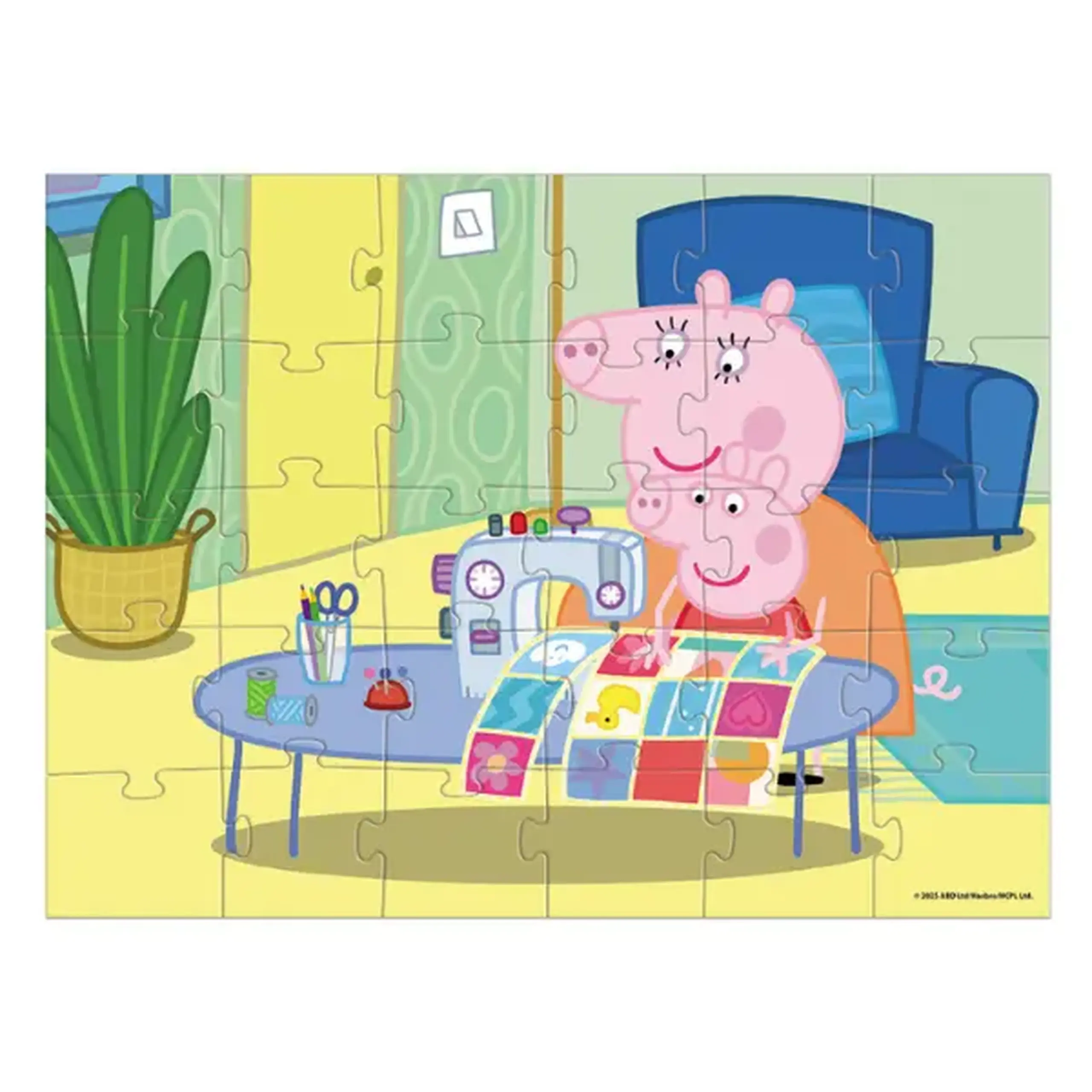Puzzle„Păturica bebelușului”, seria Peppa Pig, 30 de piese
