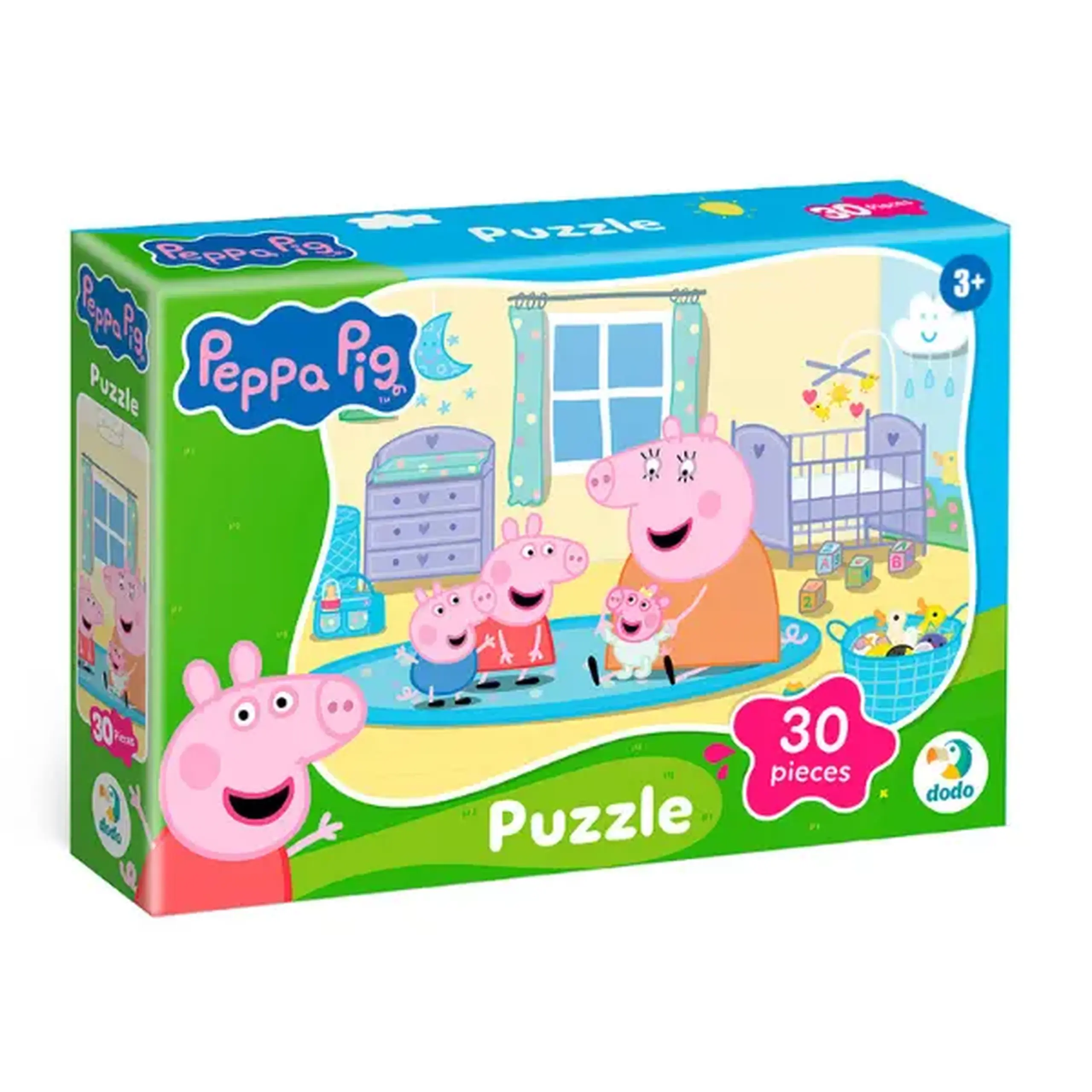 Puzzle „Camera bebelușului”, seria Peppa Pig, 30 de piese