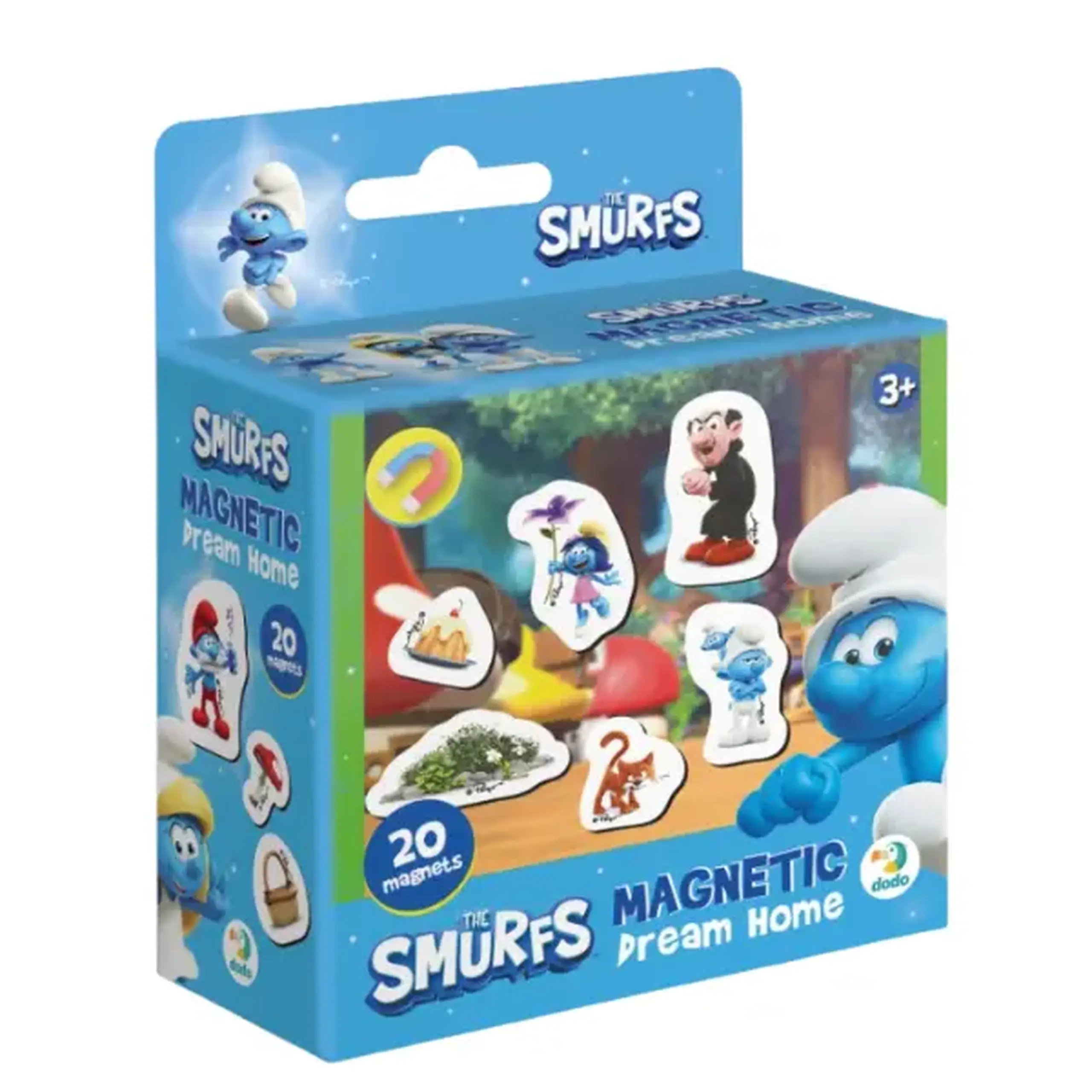 Joc magnetic "Casa de vis", seria Smurfii, 20 elem.