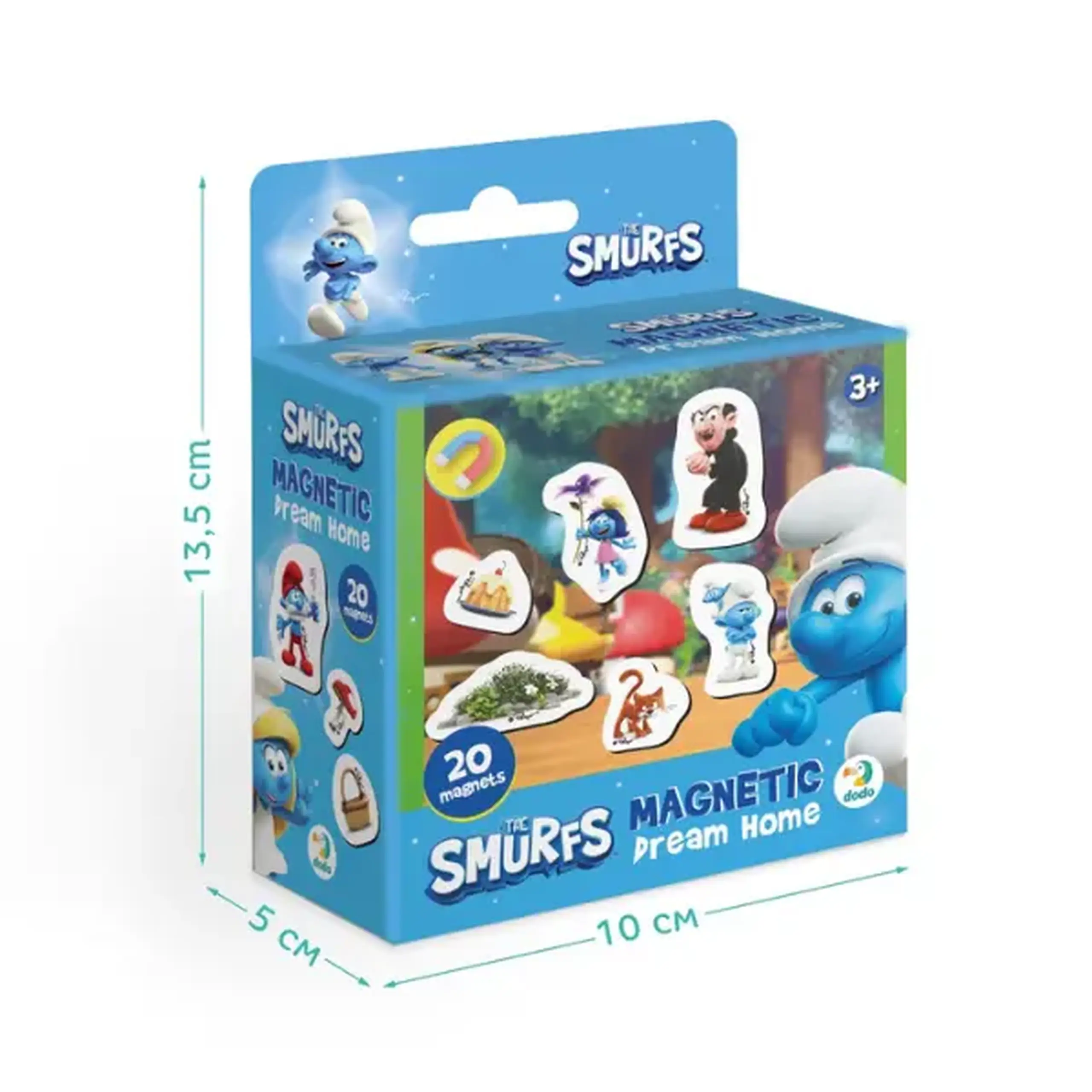 Joc magnetic "Casa de vis", seria Smurfii, 20 elem.
