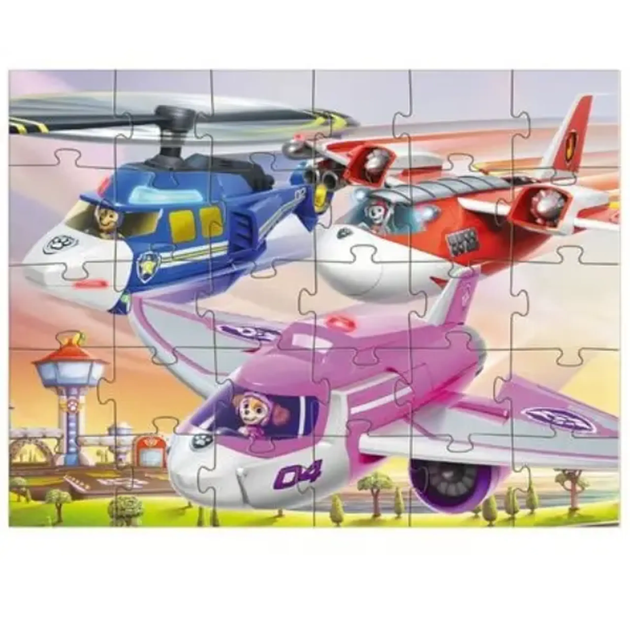 Puzzle „Patrula Cățelușilor: Misiunea de salvare aeriană”, 30 elem.