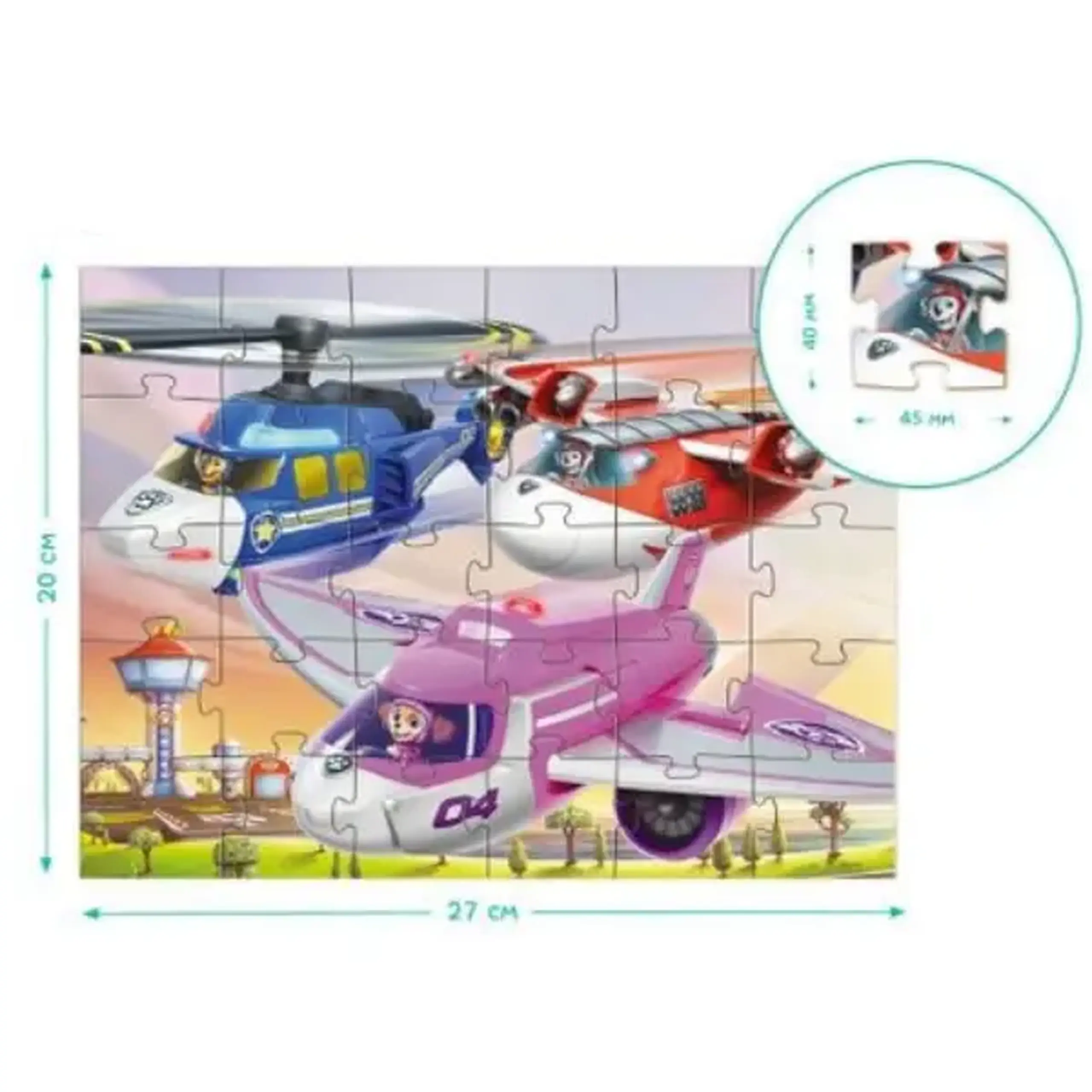 Puzzle „Patrula Cățelușilor: Misiunea de salvare aeriană”, 30 elem.