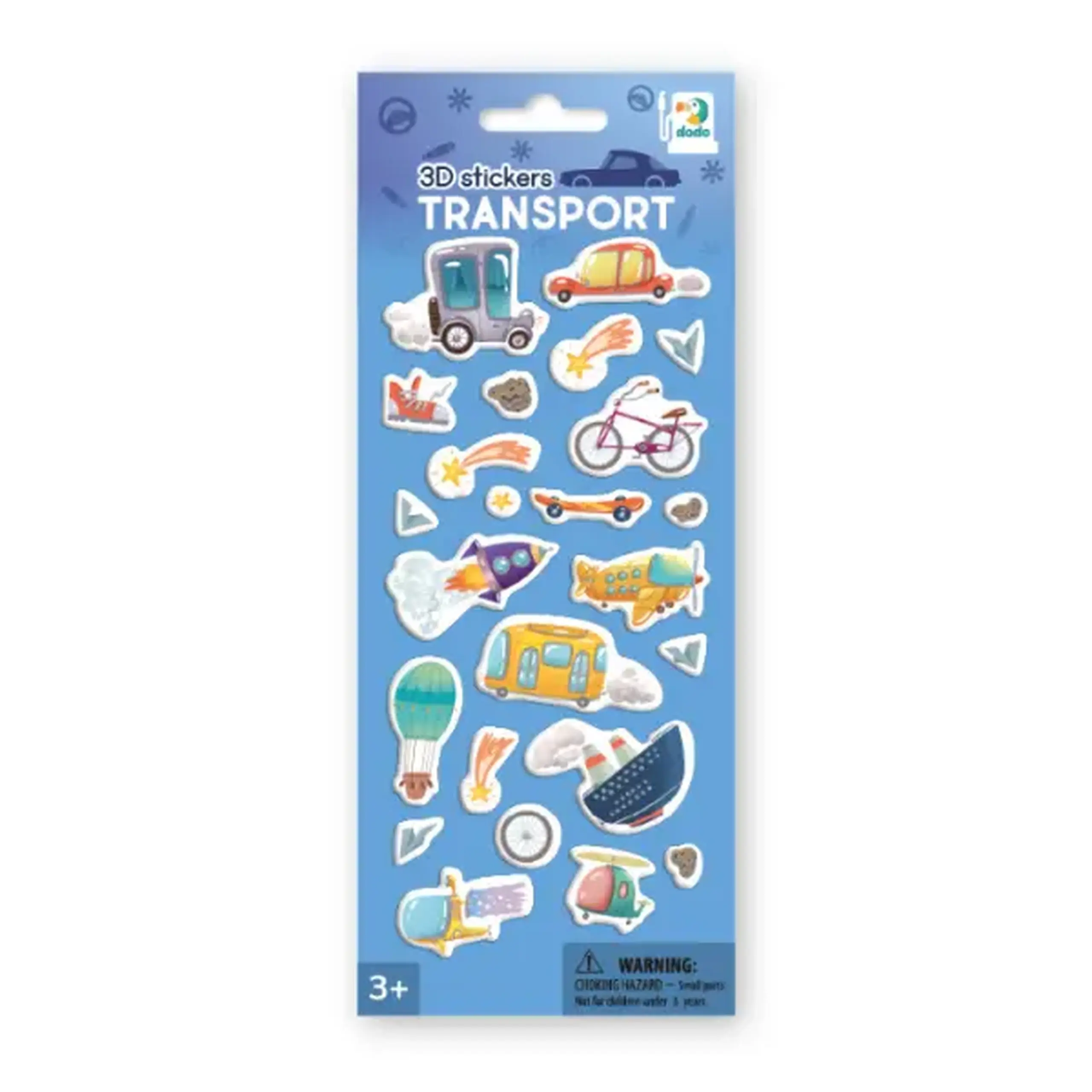 Autocolante 3D "Transport"