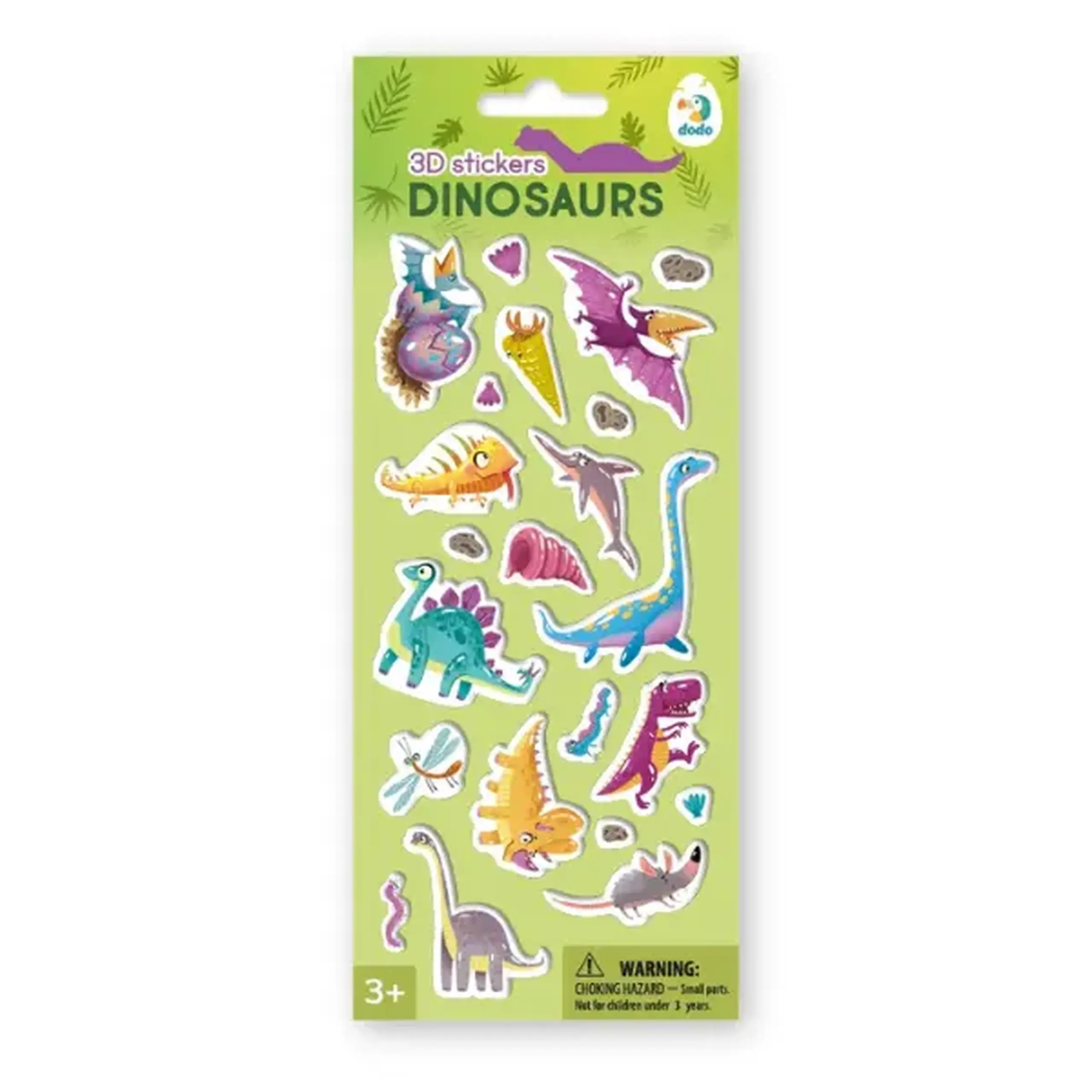Abțibilduri 3D „Dinozauri”