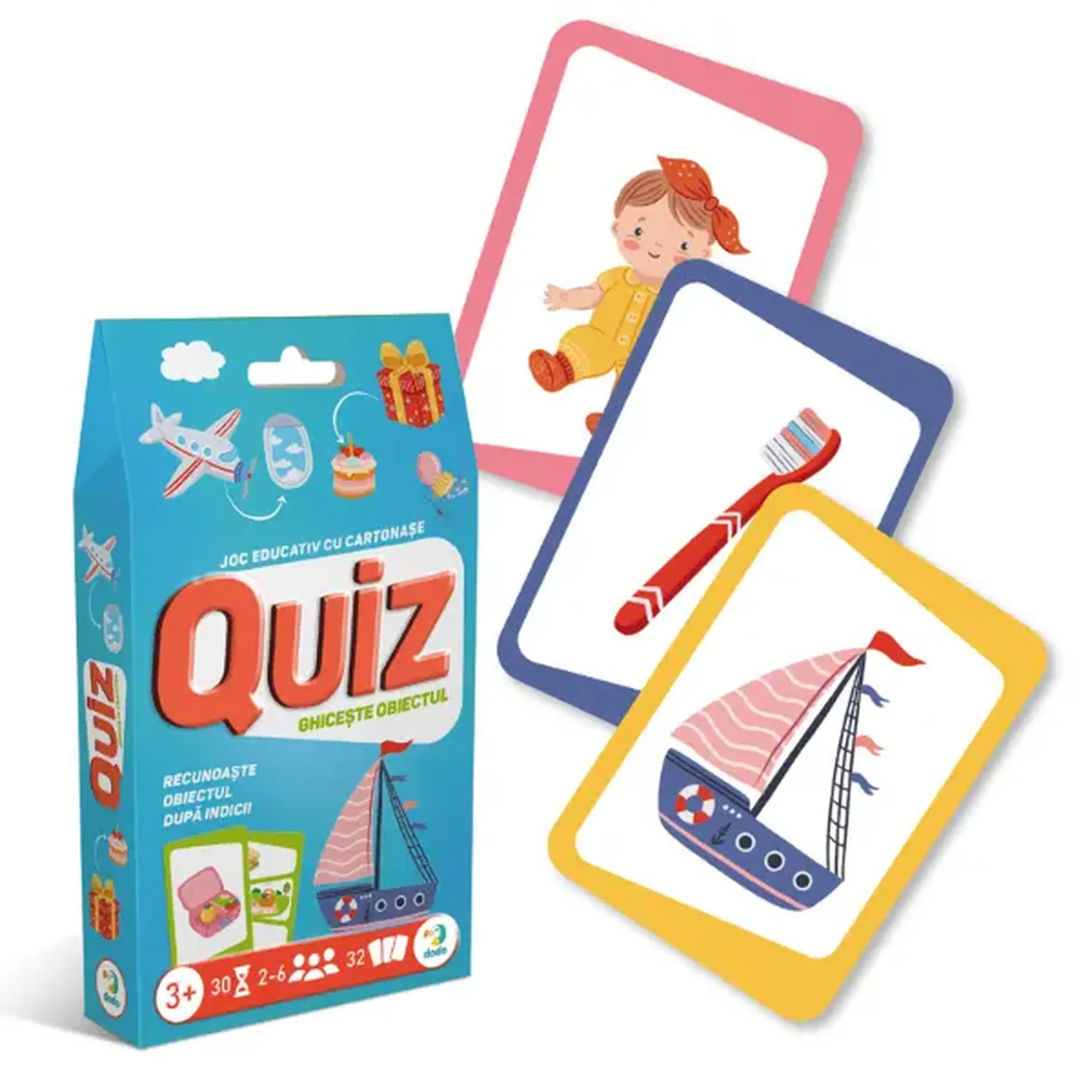 Setul educativ de carduri „Ghicește obiectul”