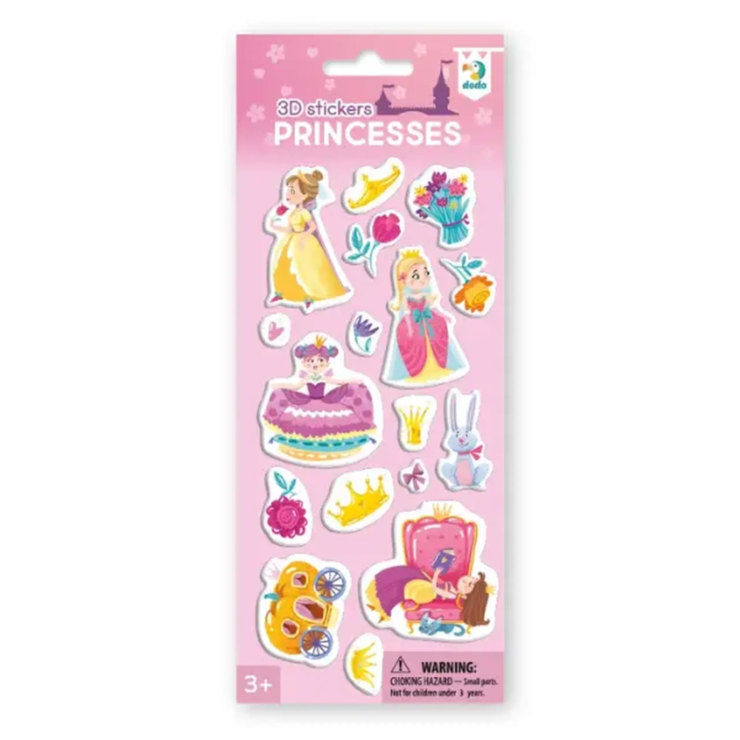 Abțibilduri 3D „Prințese”