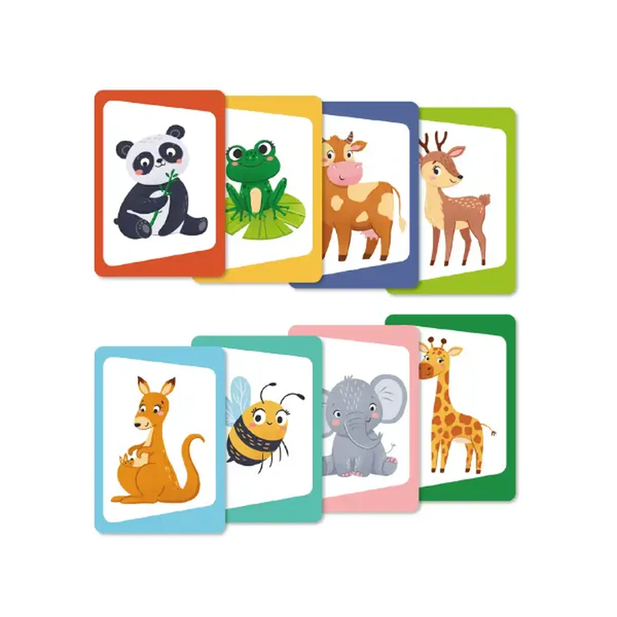 Setul educativ de carduri „Ghicește animalul”