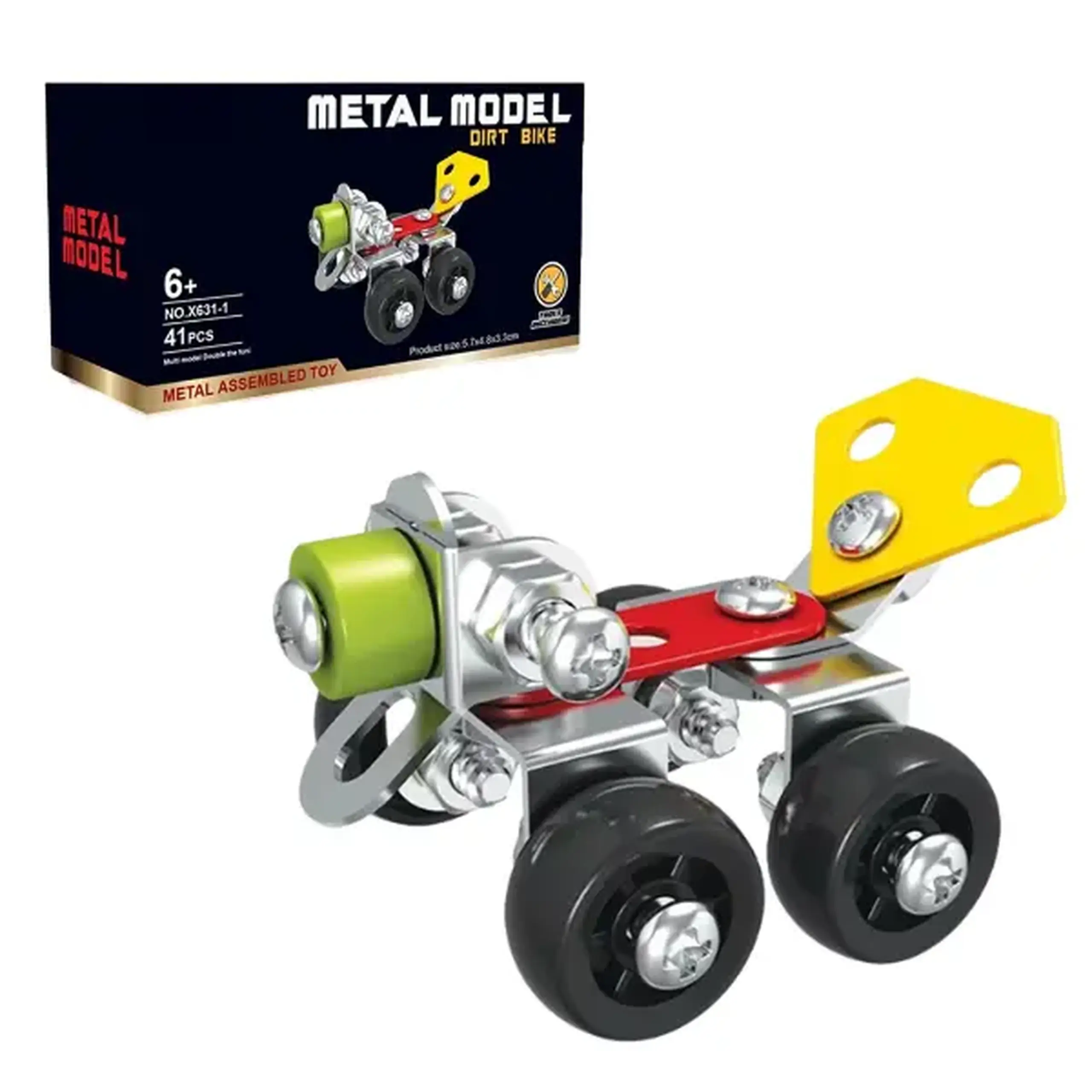 Set de construcție metalic „Motocicletă off-road”, 41 elem.