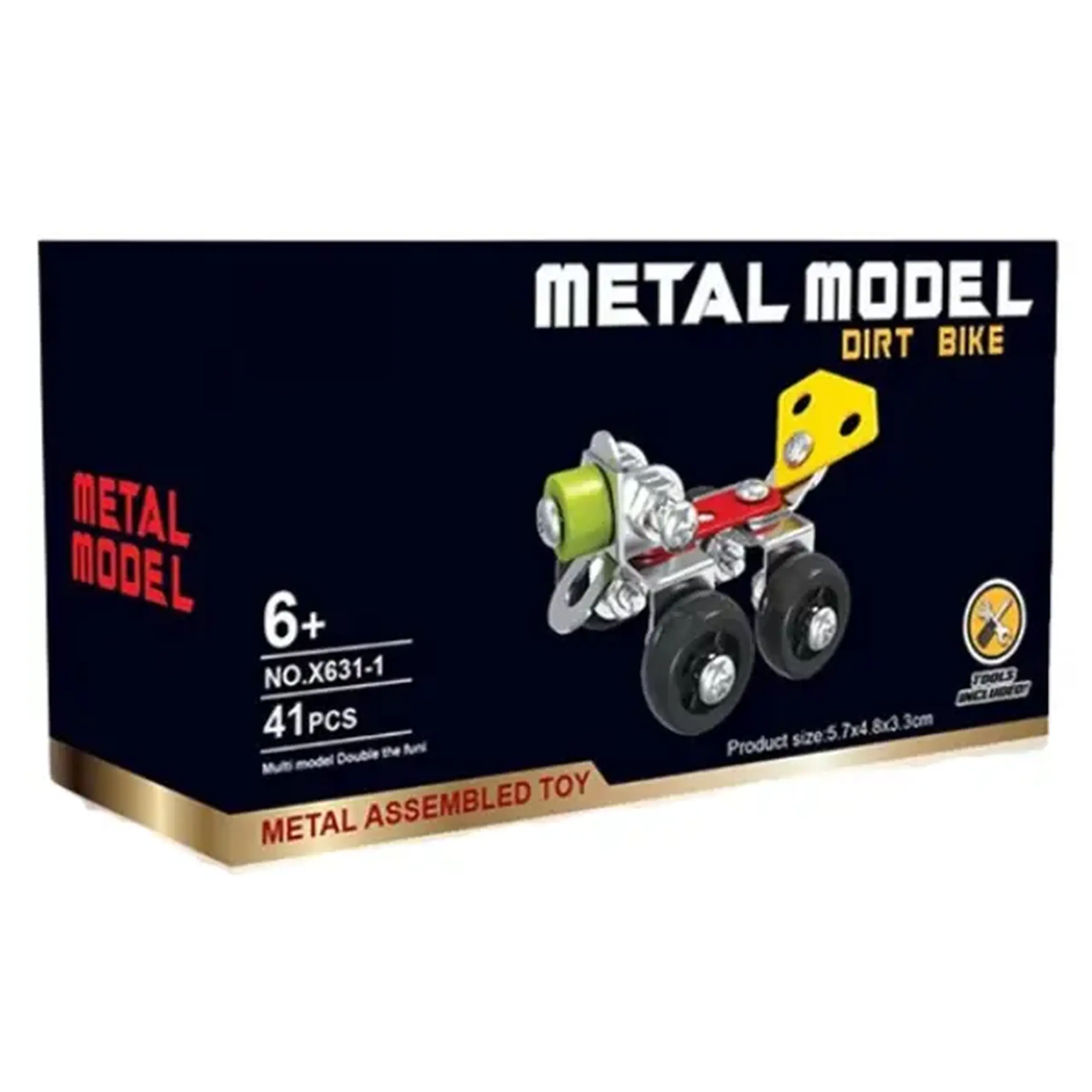 Set de construcție metalic „Motocicletă off-road”, 41 elem.