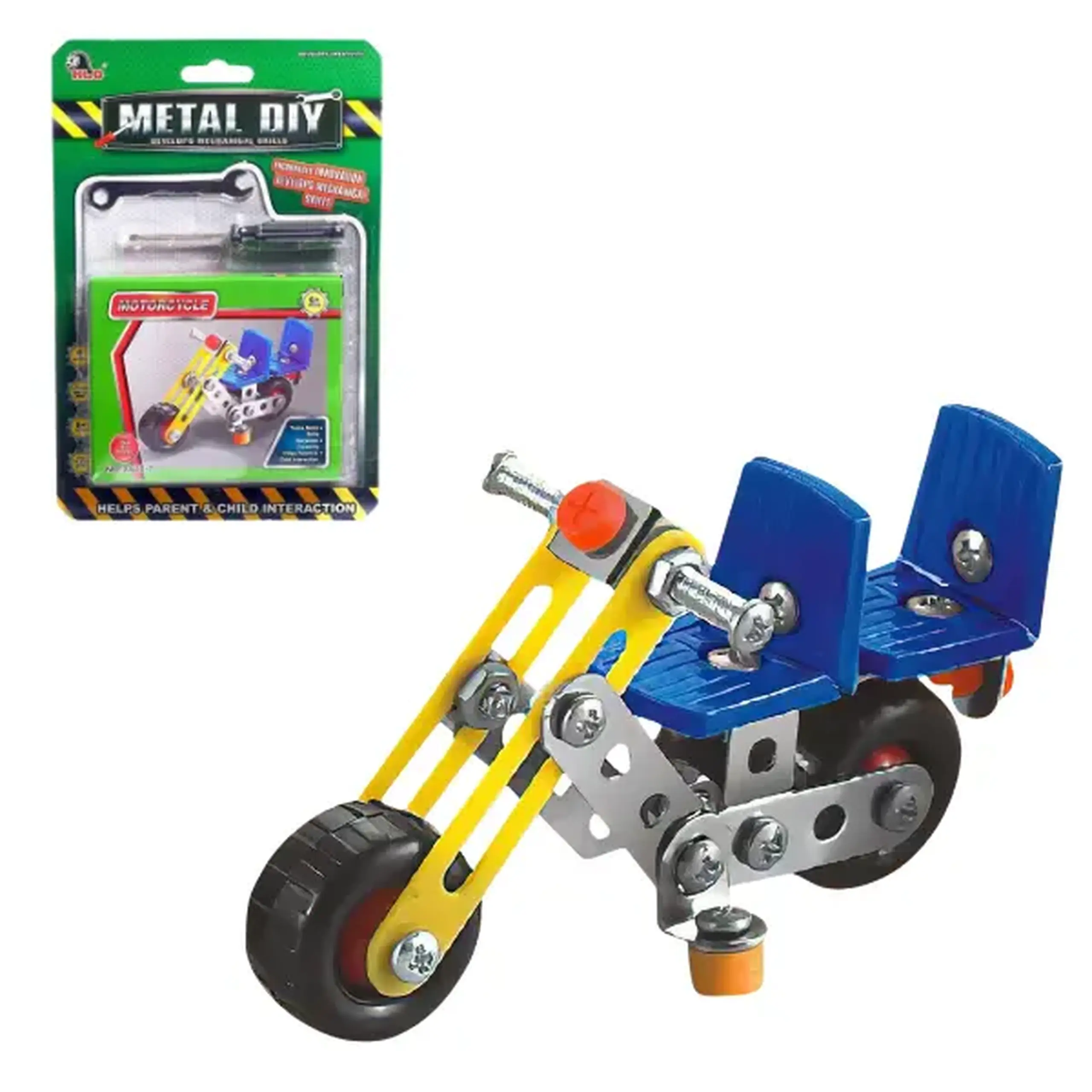Set de construcție metalic „Motocicletă”, 53 elem.