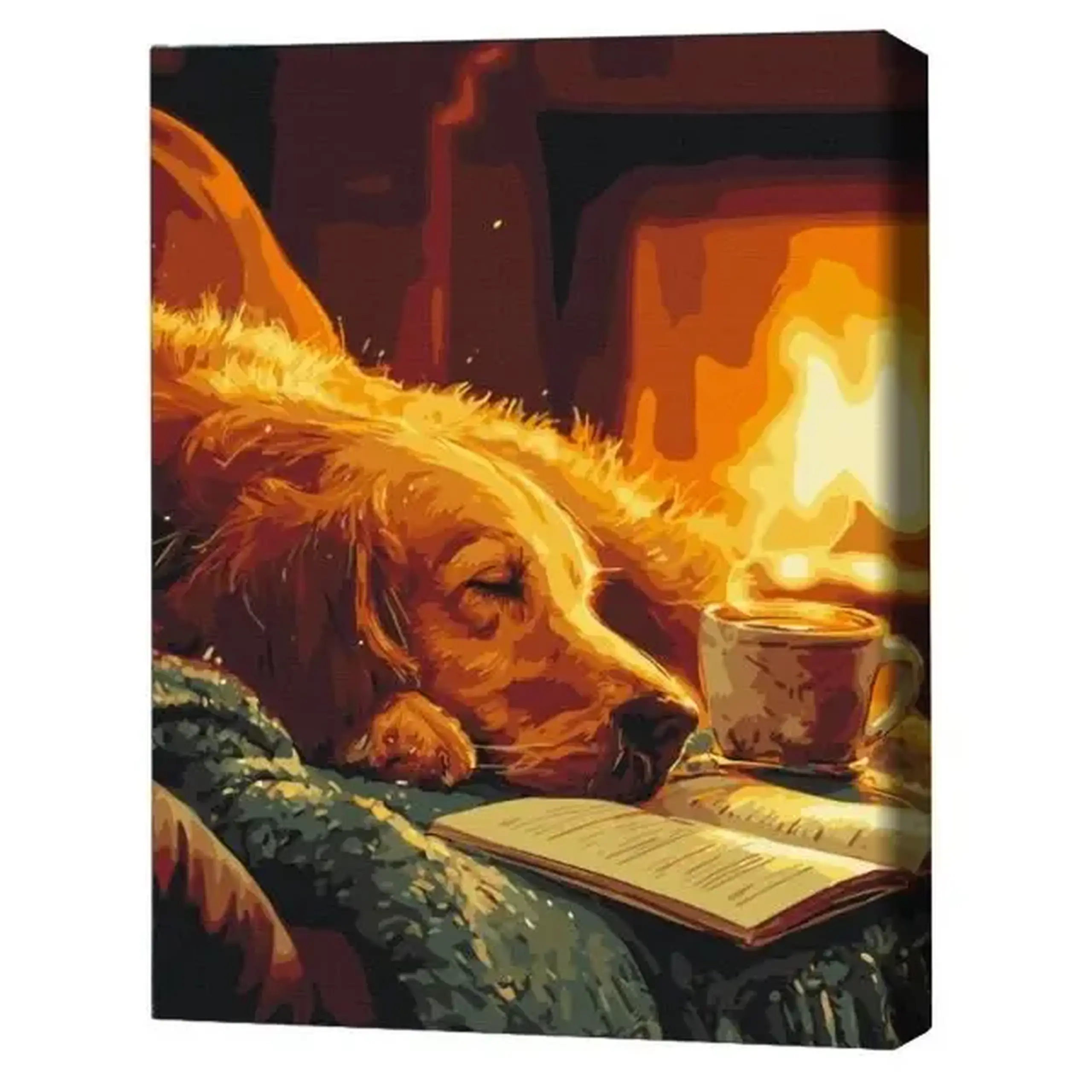 Pictură pe numere 40*50 cm (în cutie) – Căldura serii.