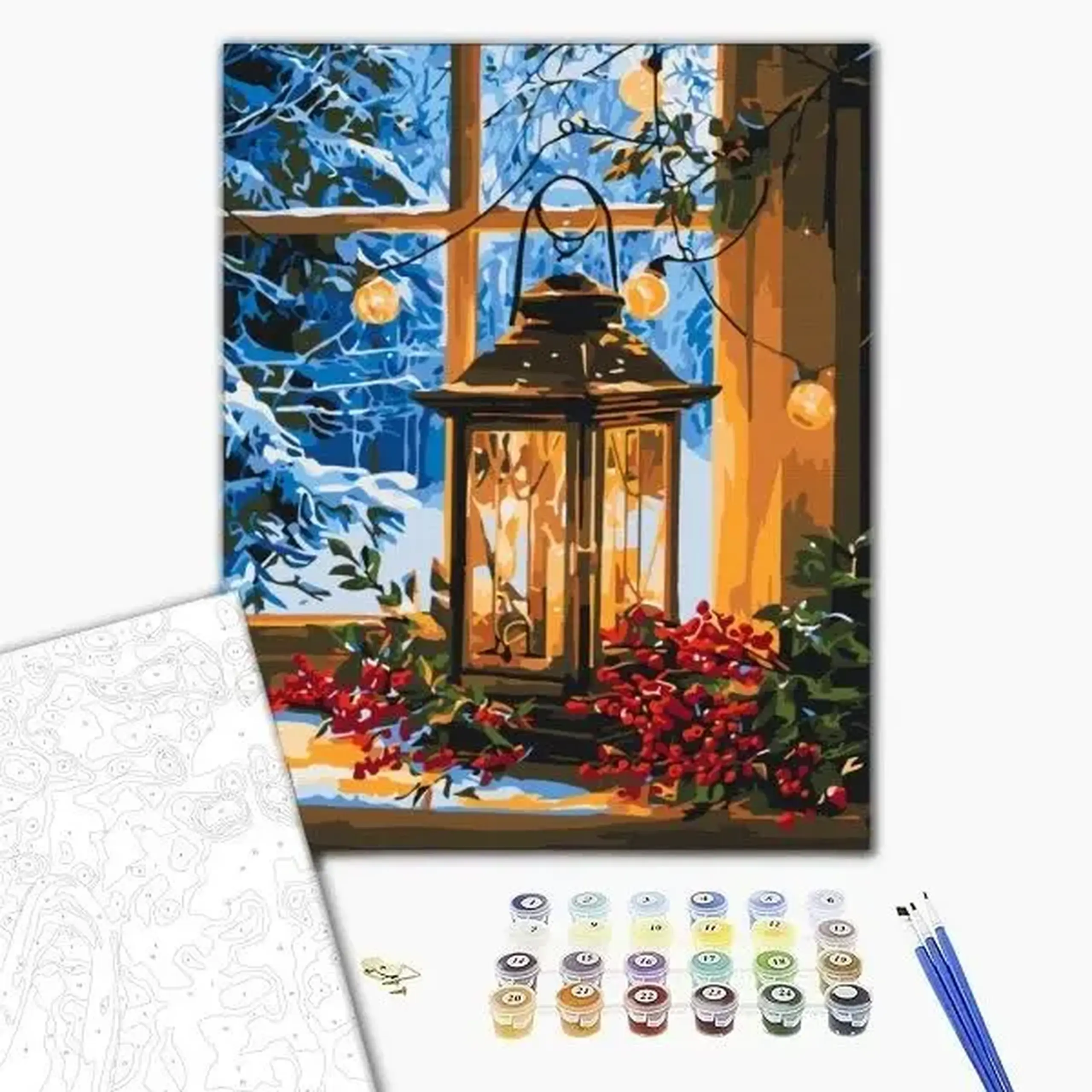 Pictură pe numere 40*50 сm (fără cutie) – Lumina din fereastră.