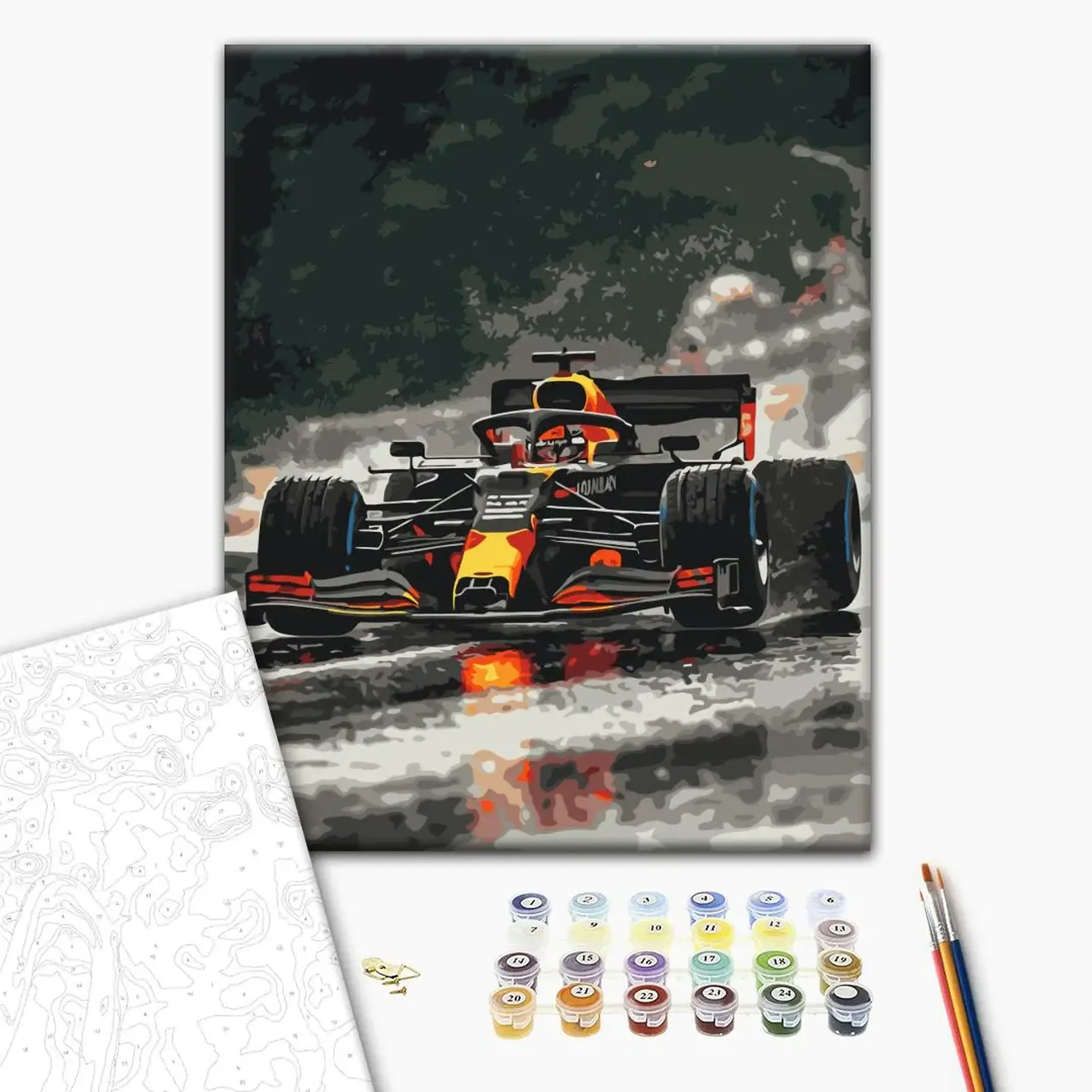 Pictură pe numere 40*50 cm (în cutie) – Formula adrenalinei.