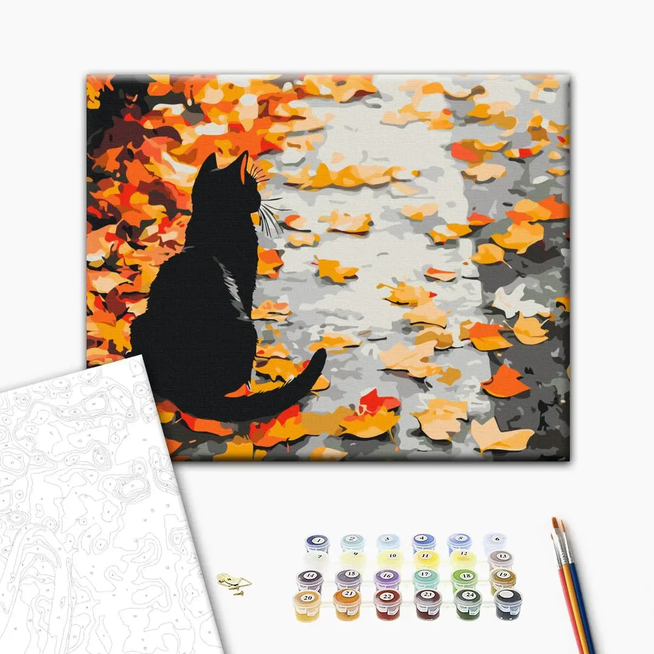 Pictură pe numere 40*50 cm (în cutie) – Toamnă.